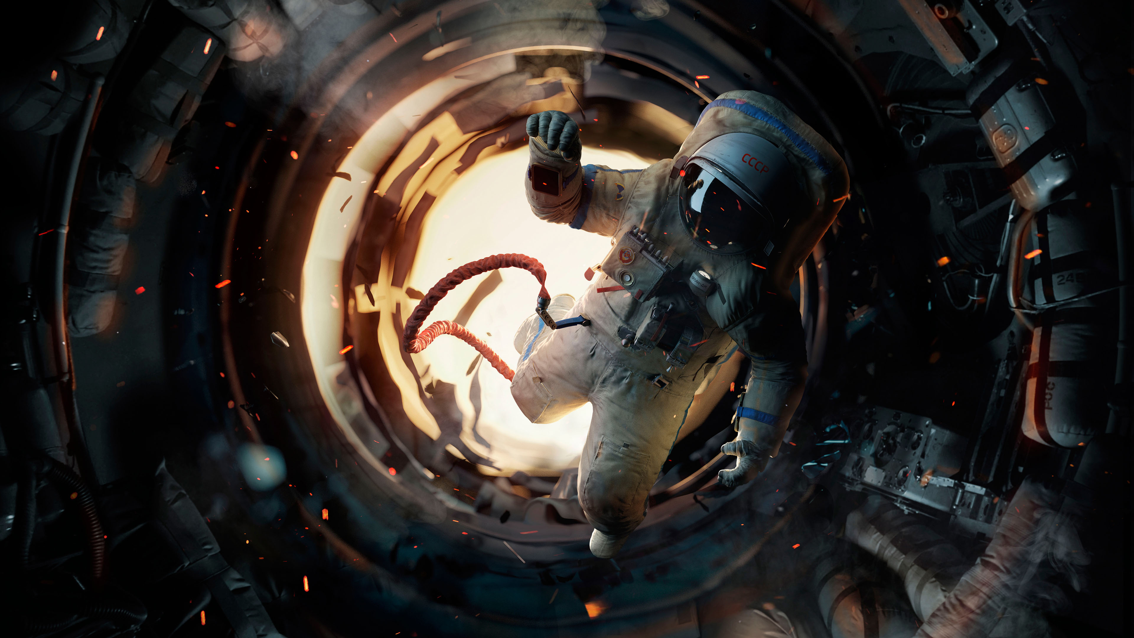 宇航员,空间站,太空,飞船