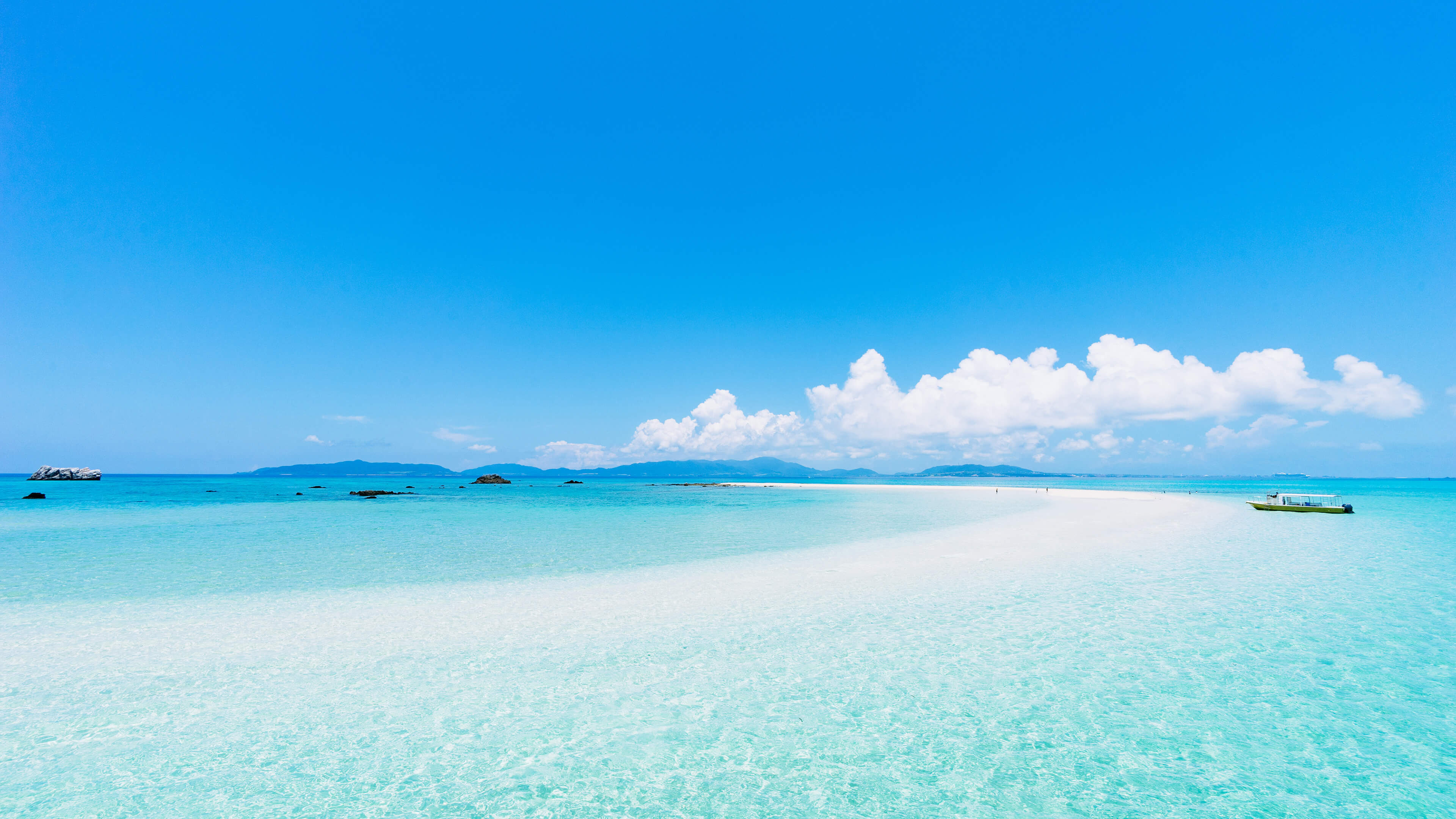 海洋天堂,沙滩,天空,清澈,浪漫