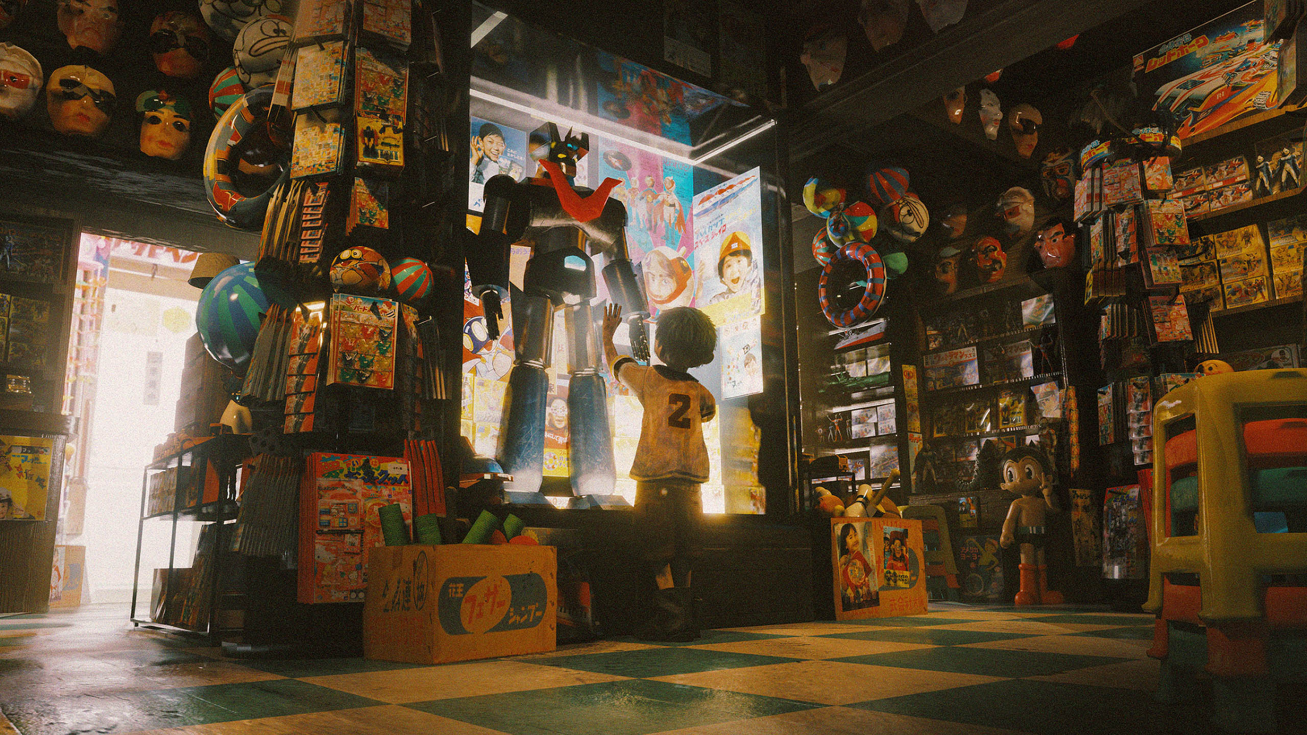 玩具,商店,小朋友,机器人