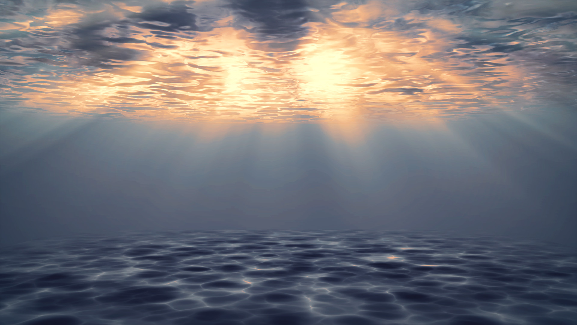 海洋天堂,阳光,深海,清澈,空灵,神秘