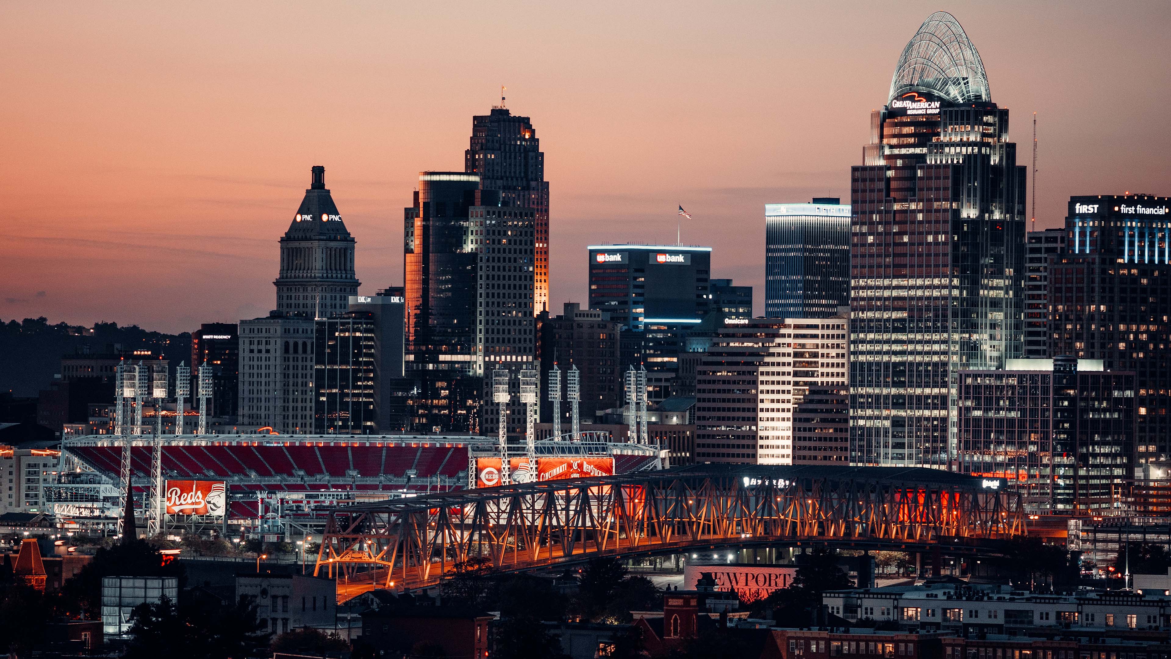 城市夜景,夜幕,都市,高楼