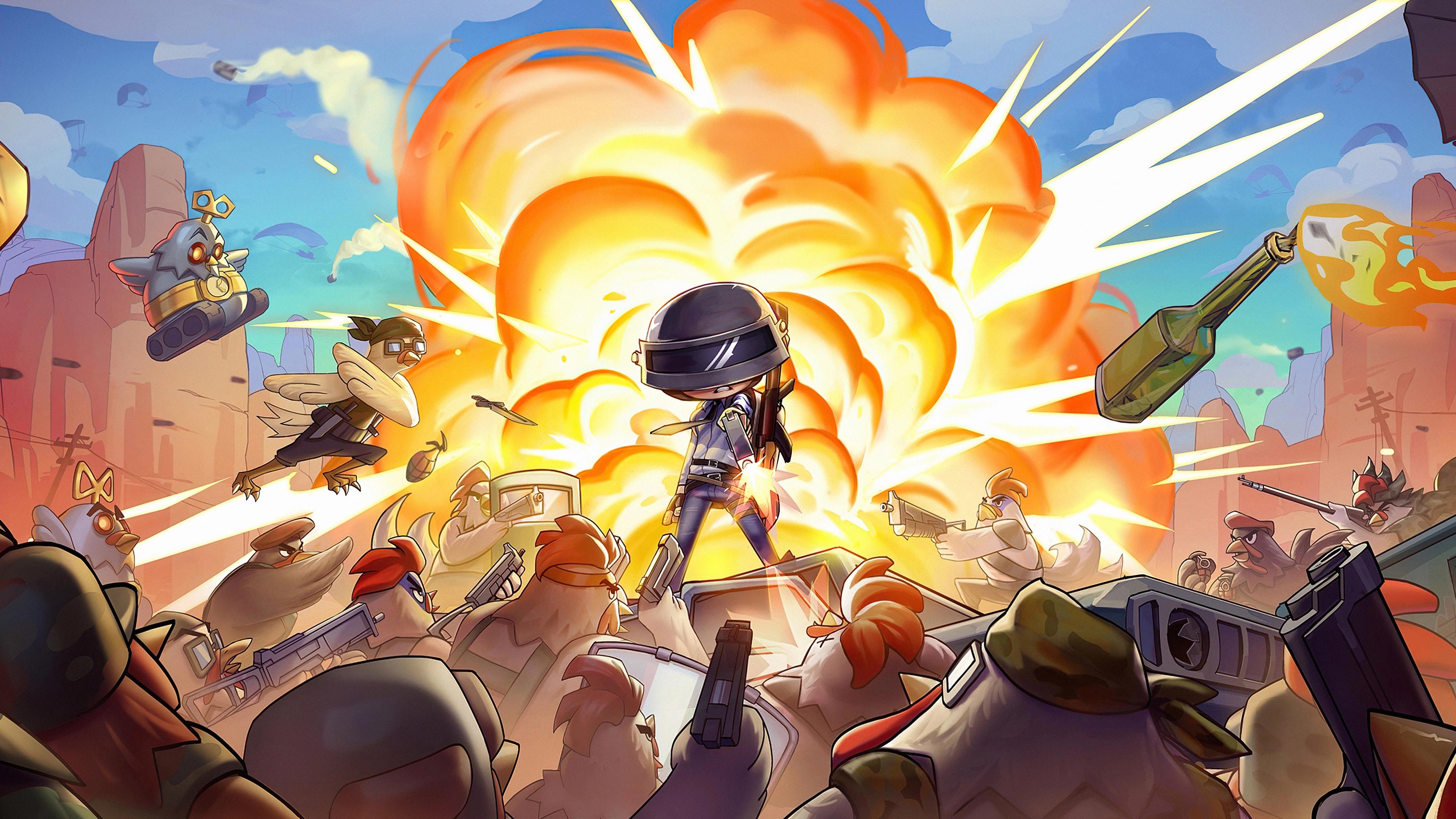 pubg,绝地求生,吃鸡,Q版