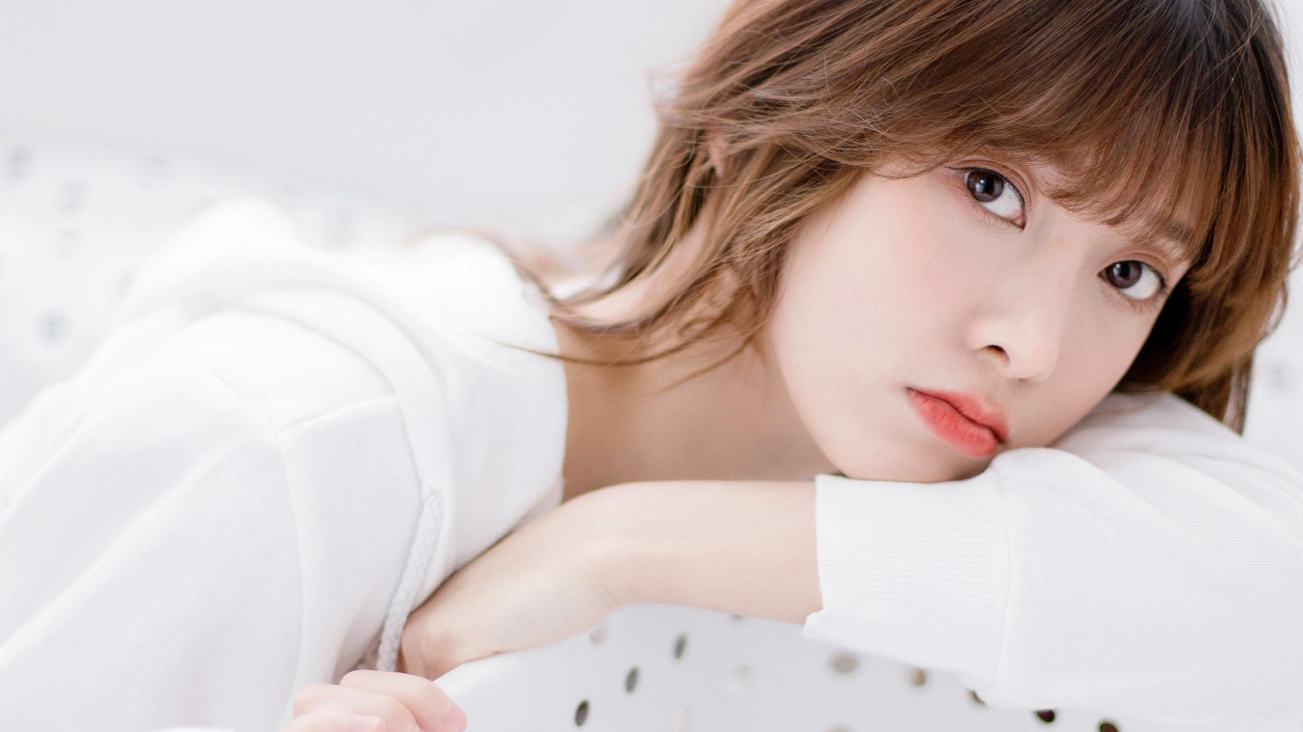 清纯,短发,女神