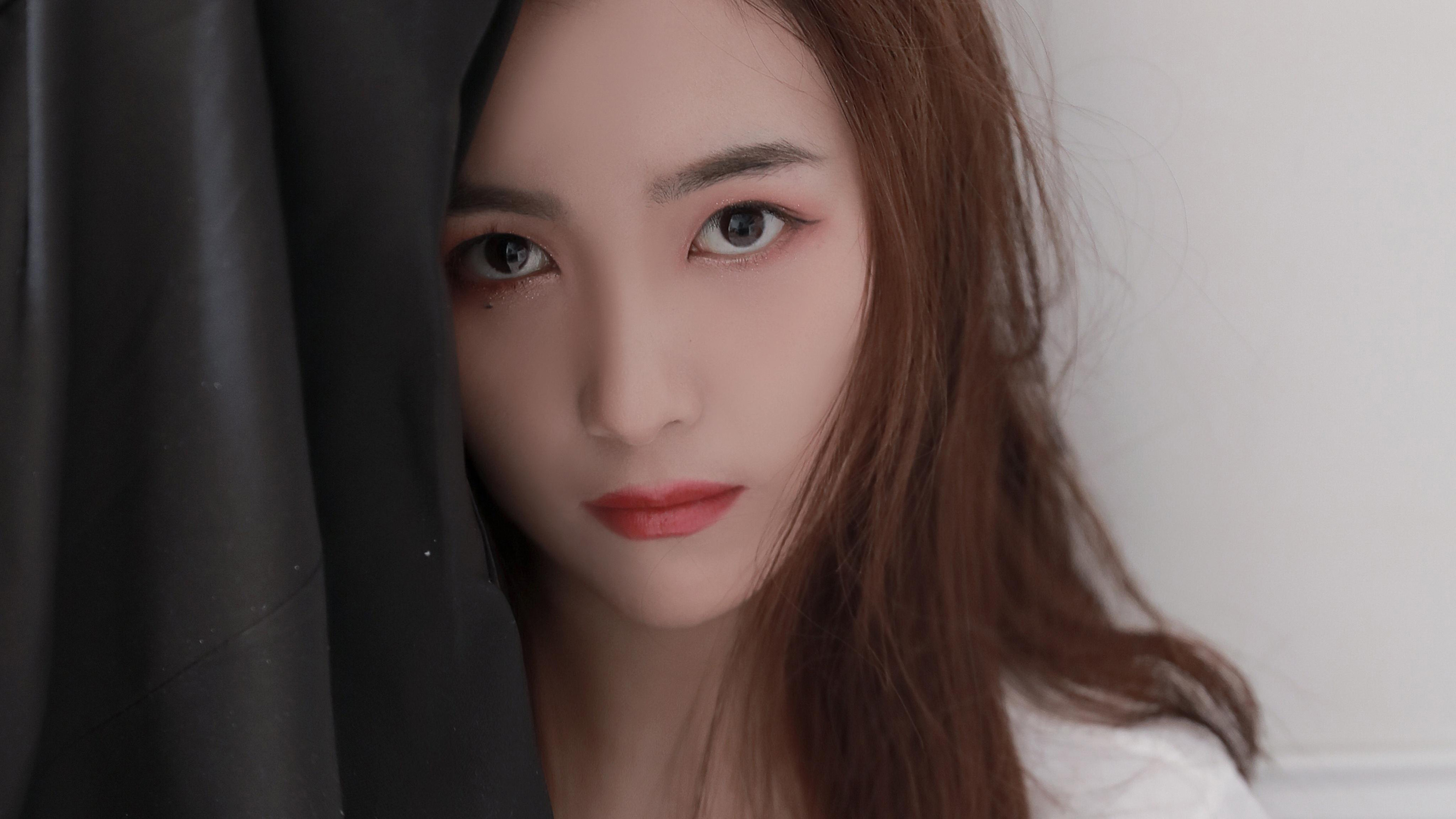 清纯,长发,冷艳