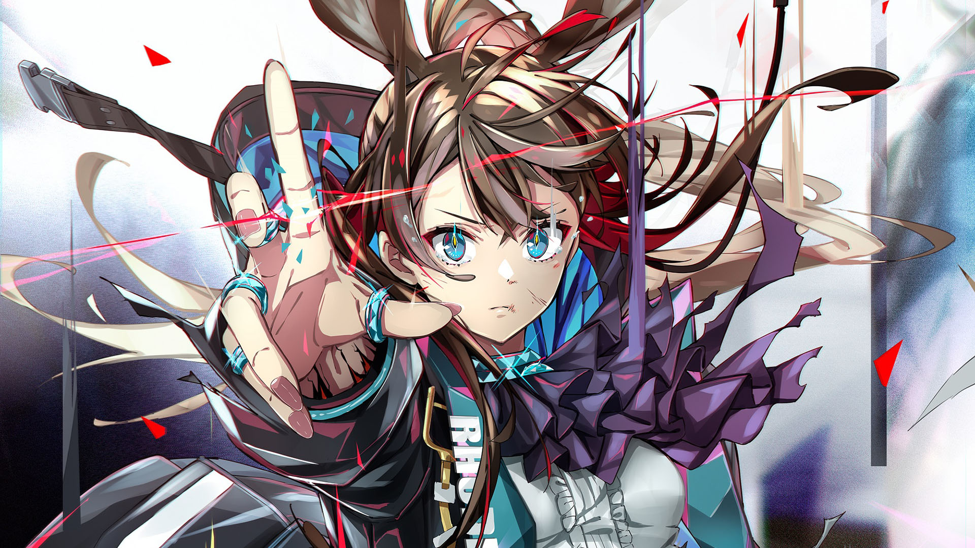 魔法女孩,魔力,蓝眼