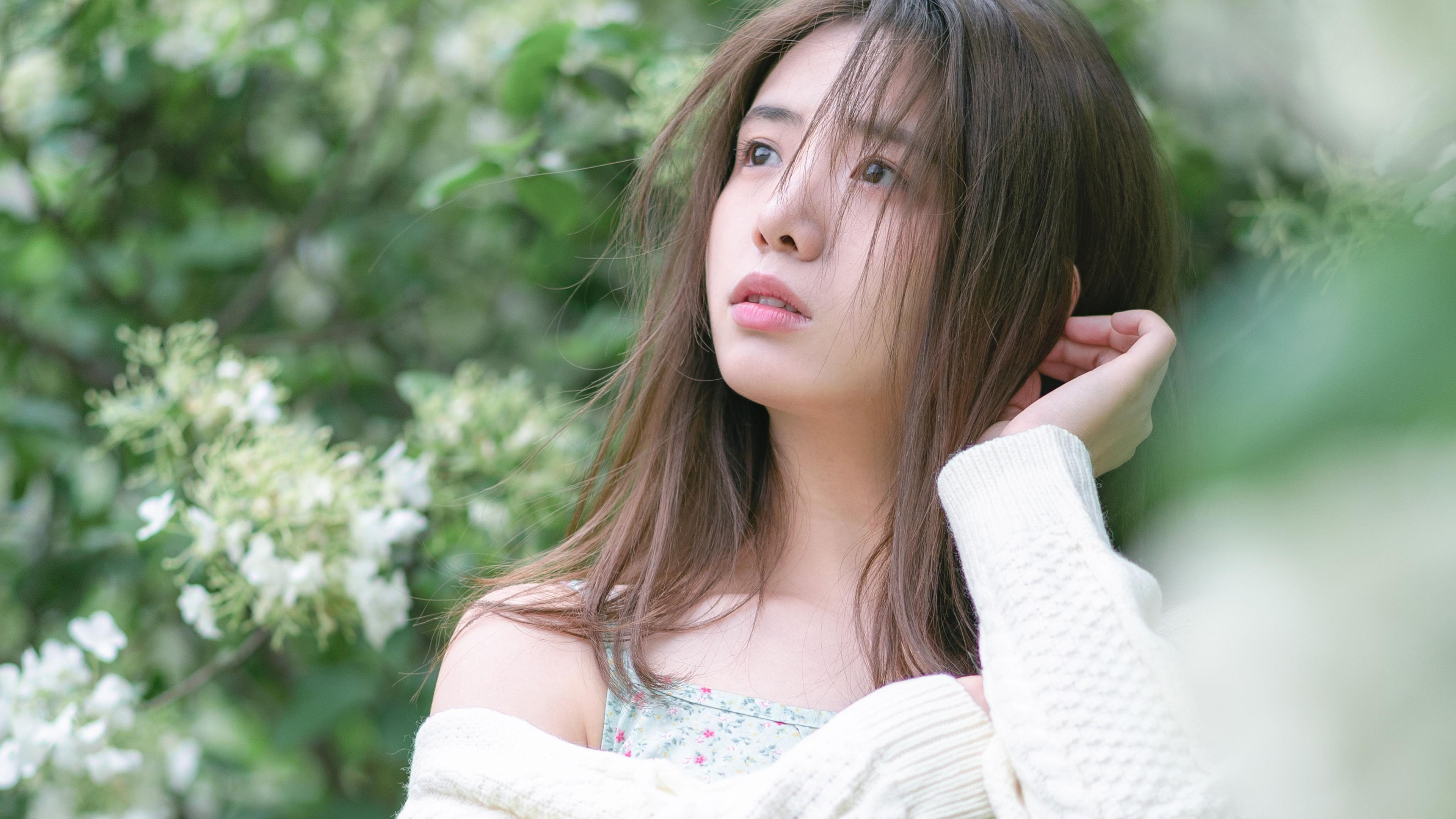 清纯,春天,女孩,长发,仙气女孩