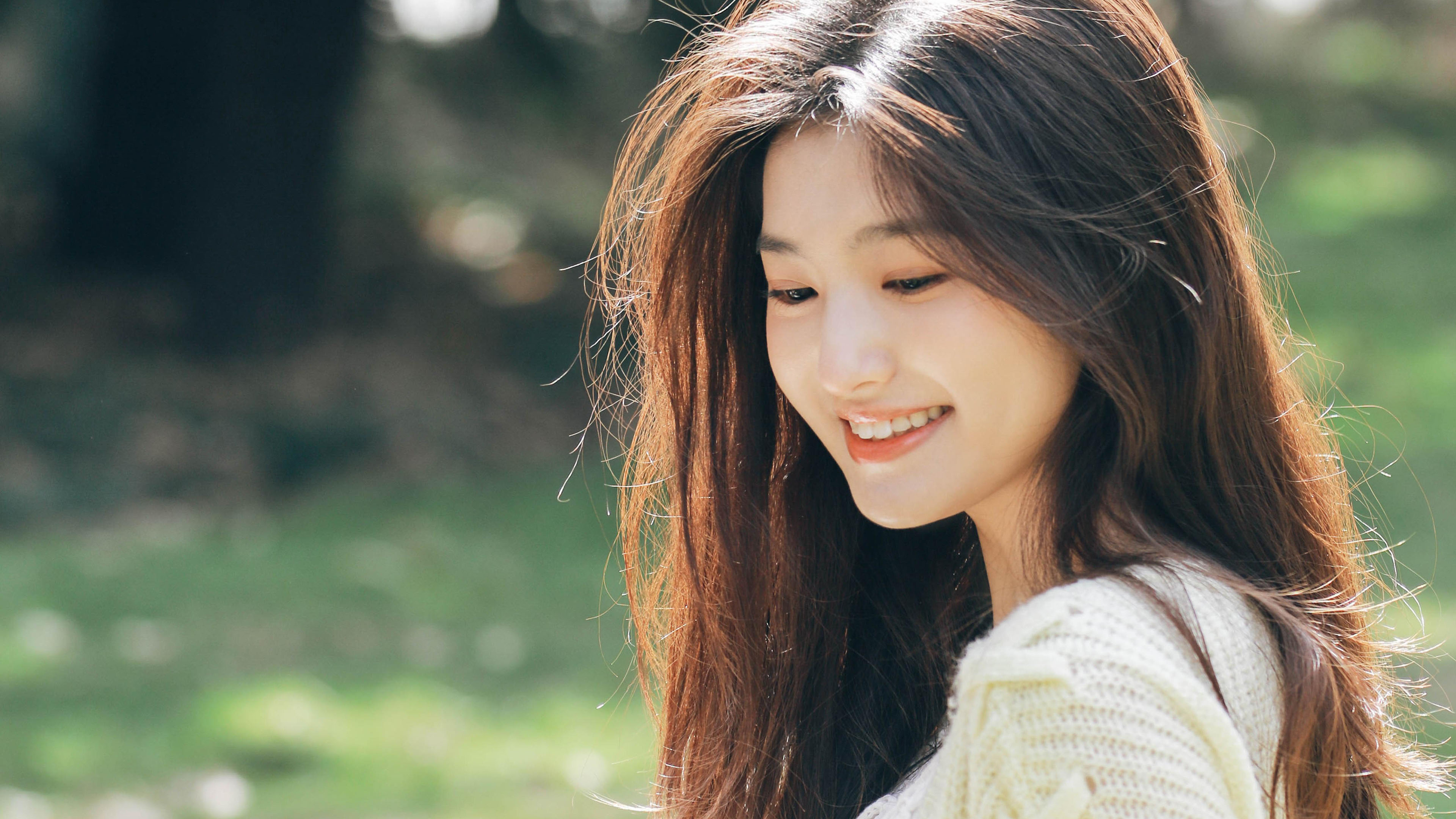 清纯,长发,微笑,阳光