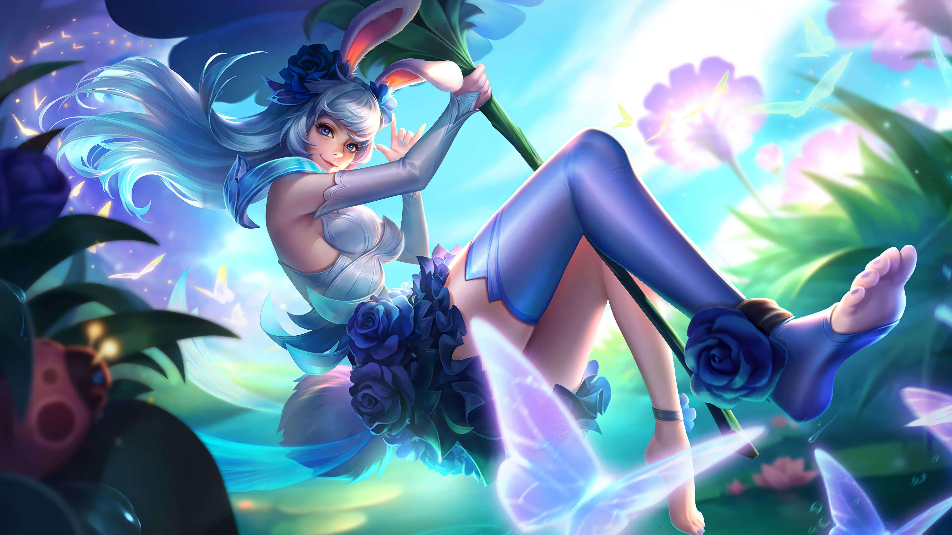 王者荣耀,公孙离,花间舞