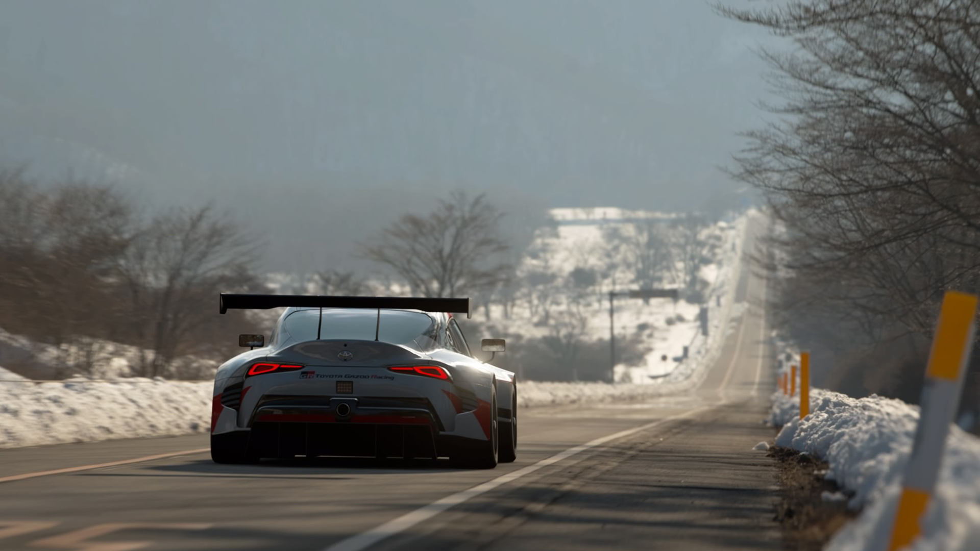 丰田,跑车,公路,尾翼