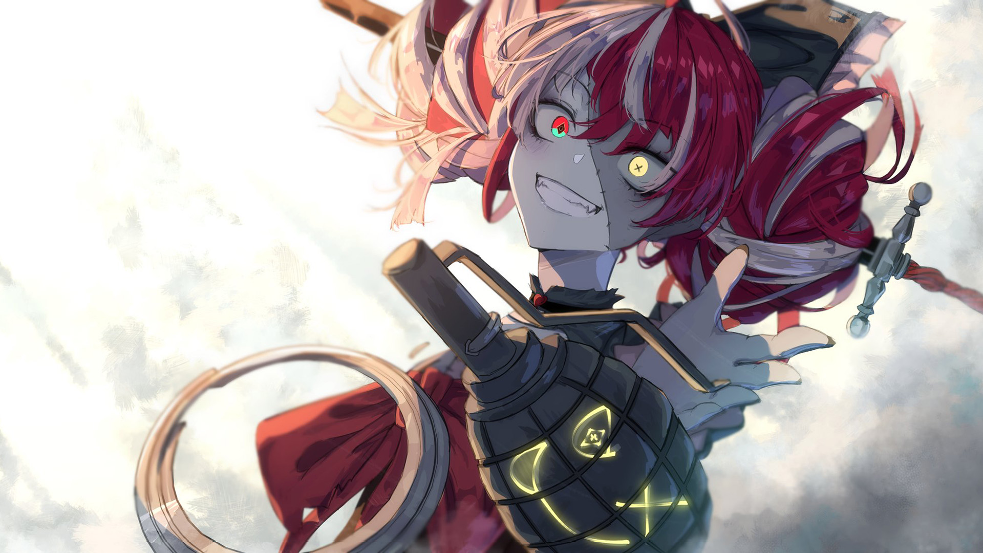 黑化,手雷,魔鬼,女孩