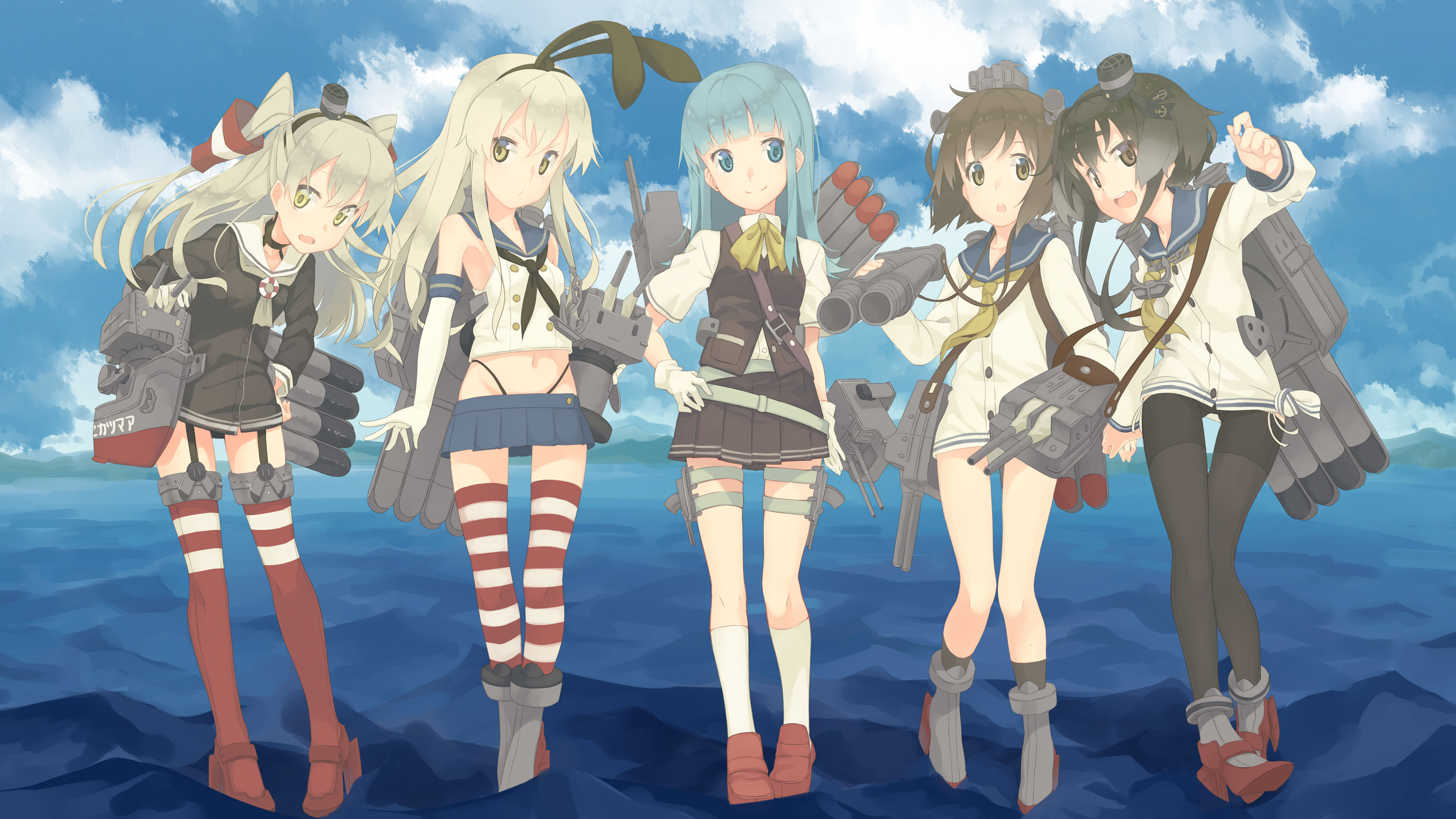 前线,大海,萝莉,武器,海军