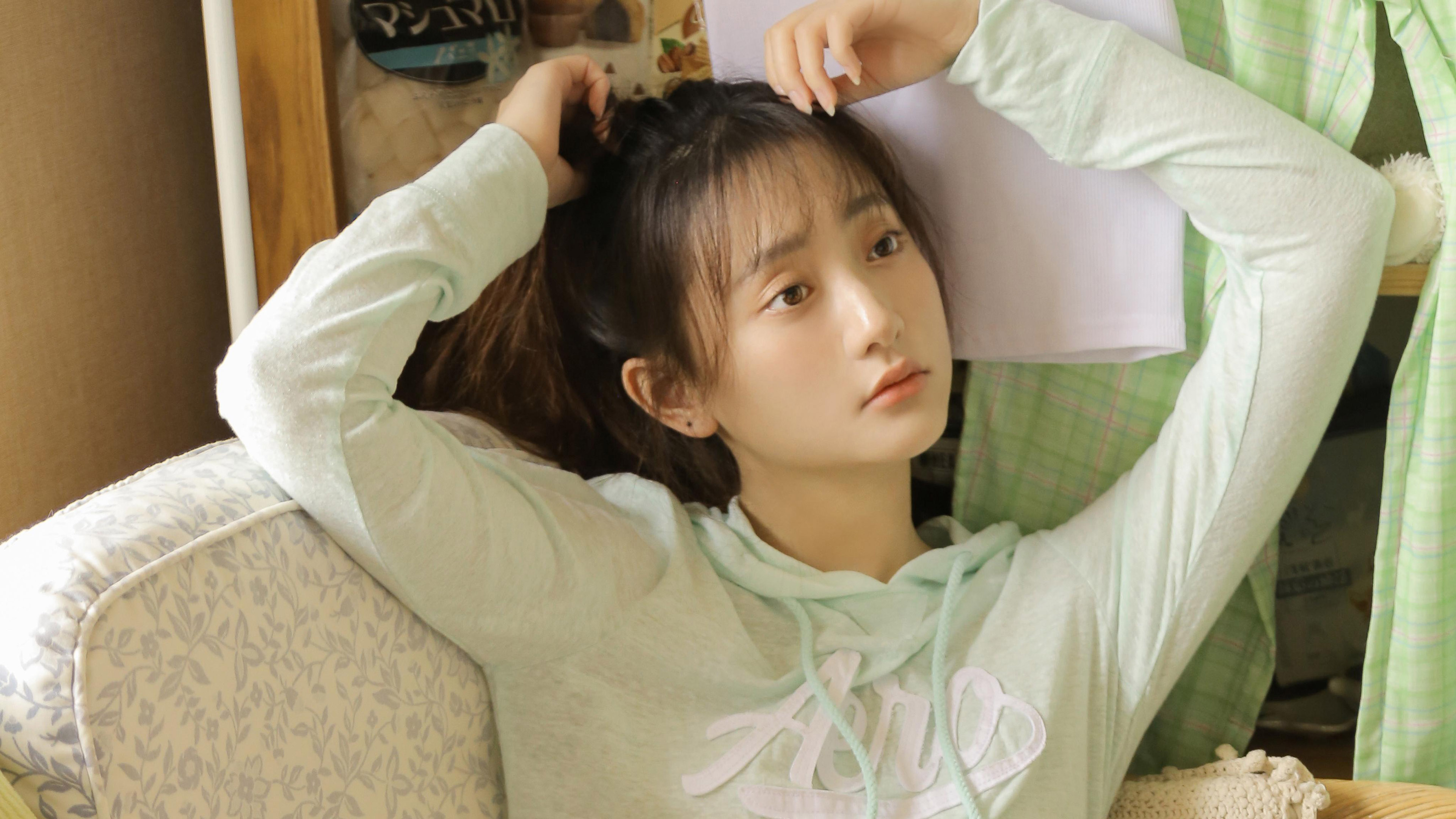 清纯,,清新,,美女,,迷人写真,,家居