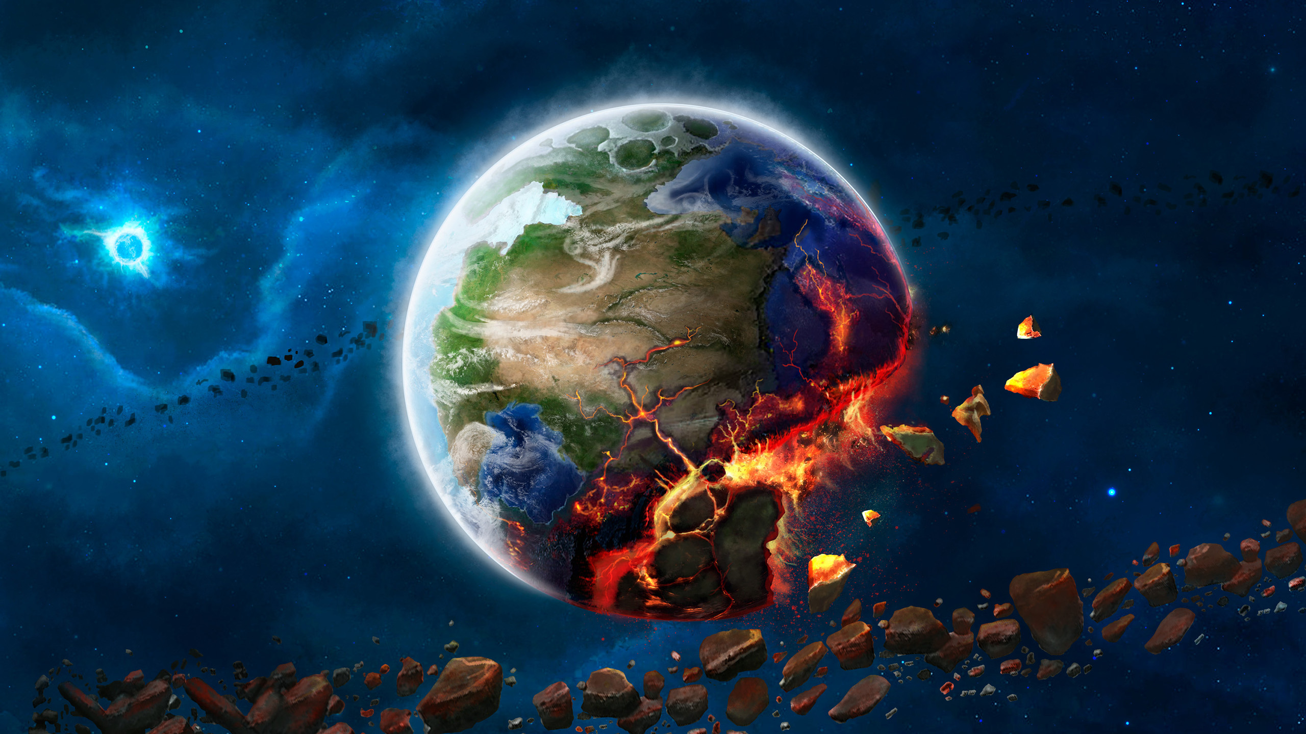 太空,毁灭,灾难,星球爆炸