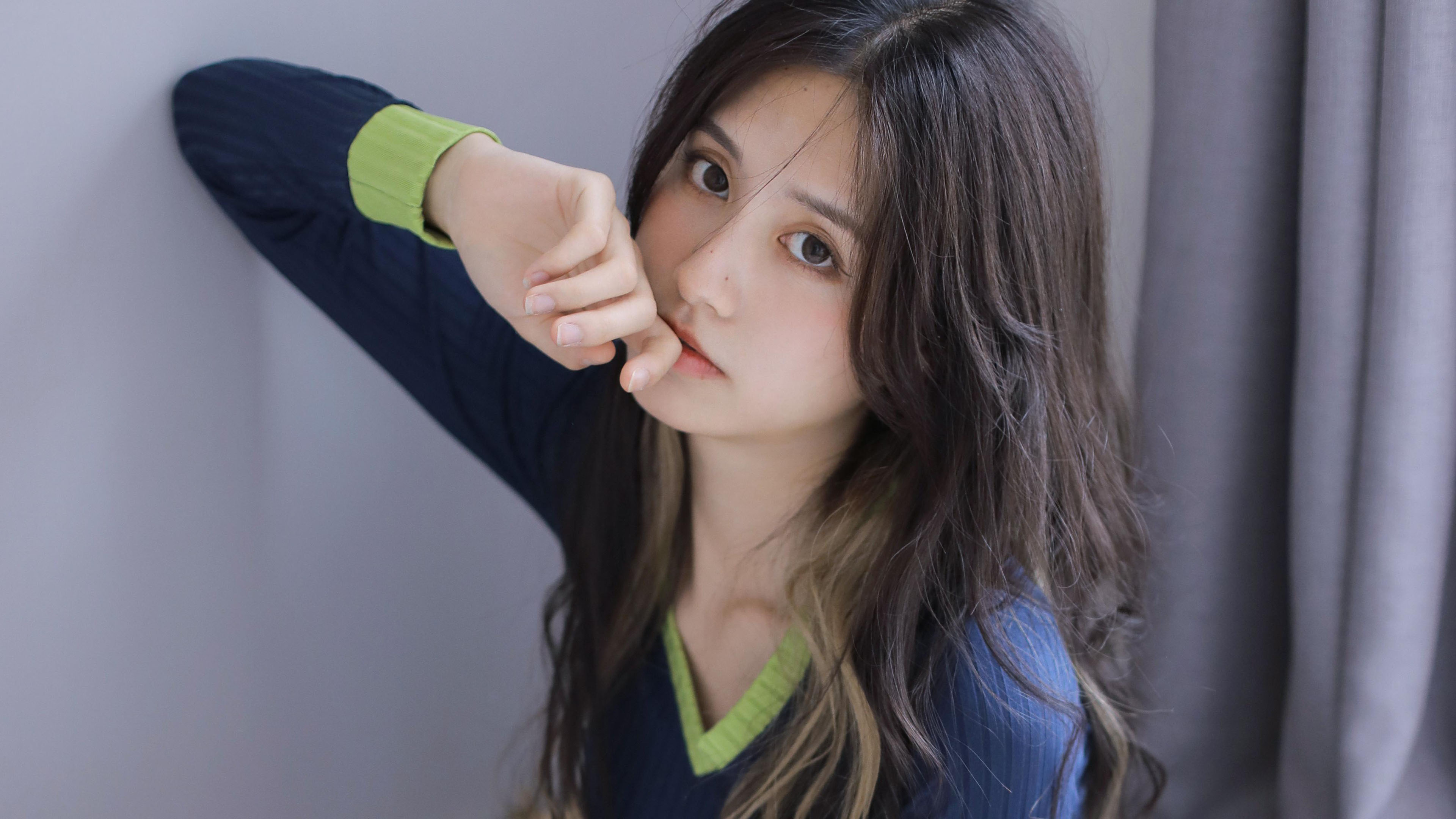 清纯,养眼女孩,长发