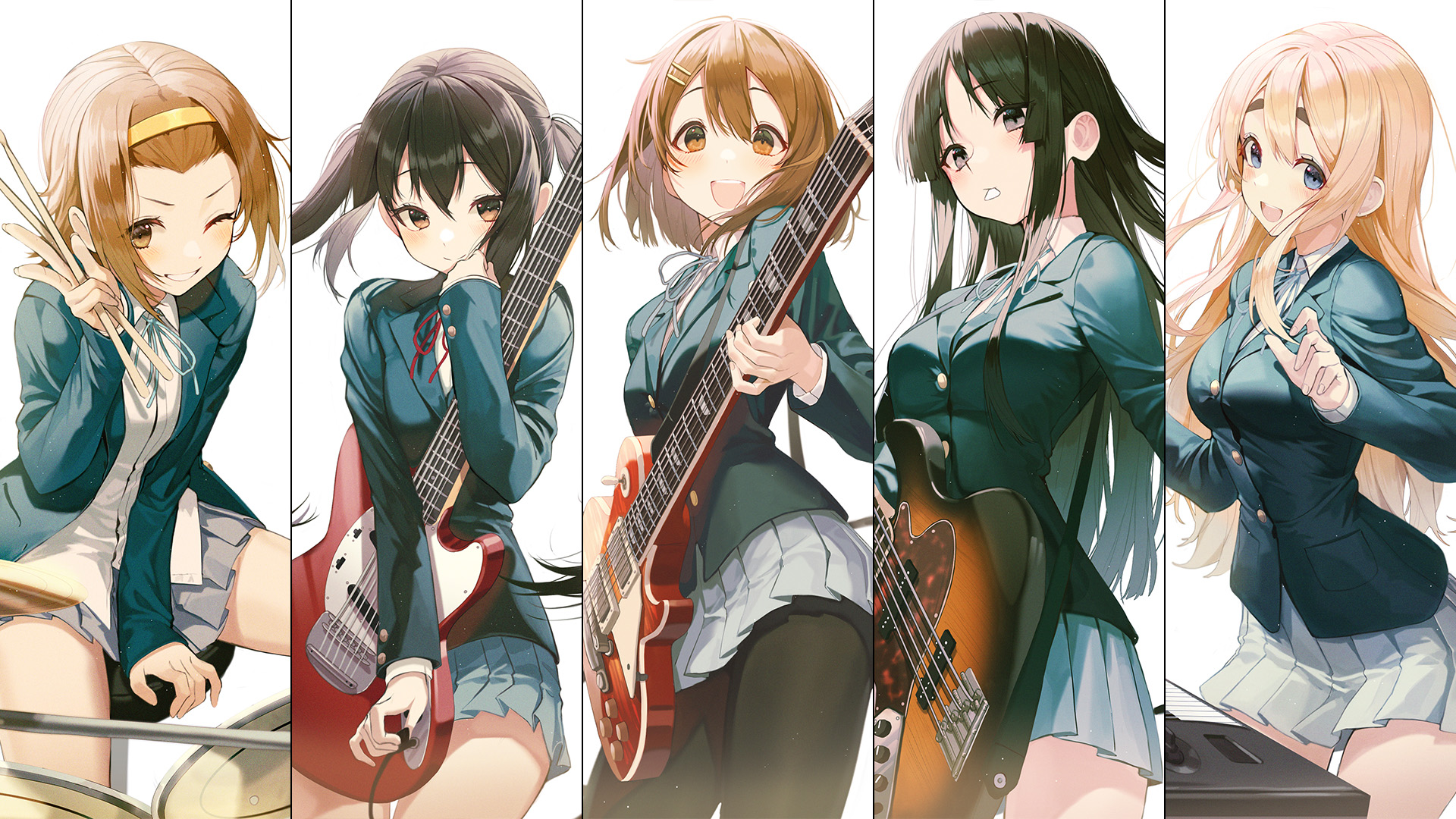 轻音少女,乐队,鼓手,吉他手