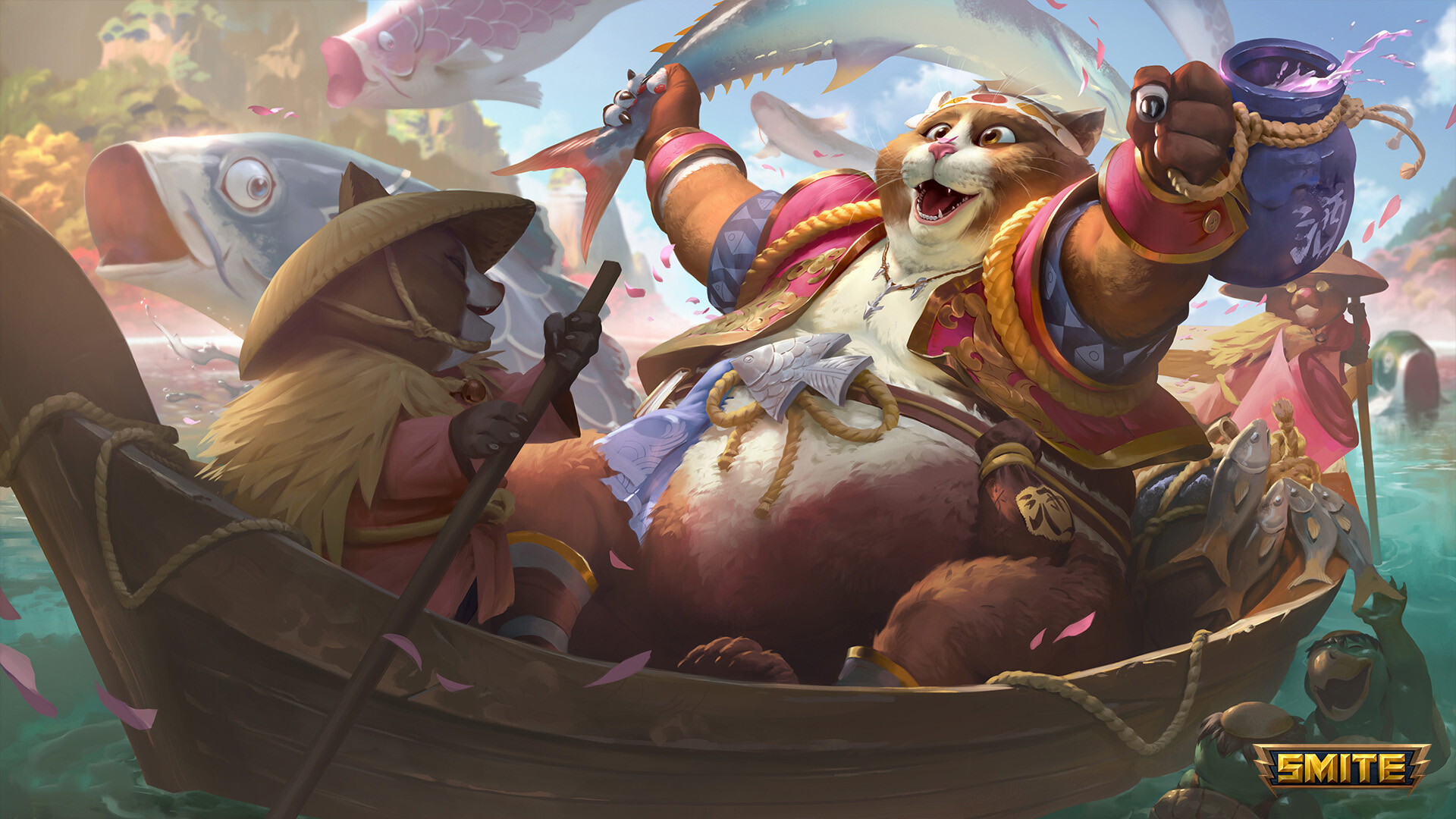 神之浩劫,猫咪,酒,鱼摆摆