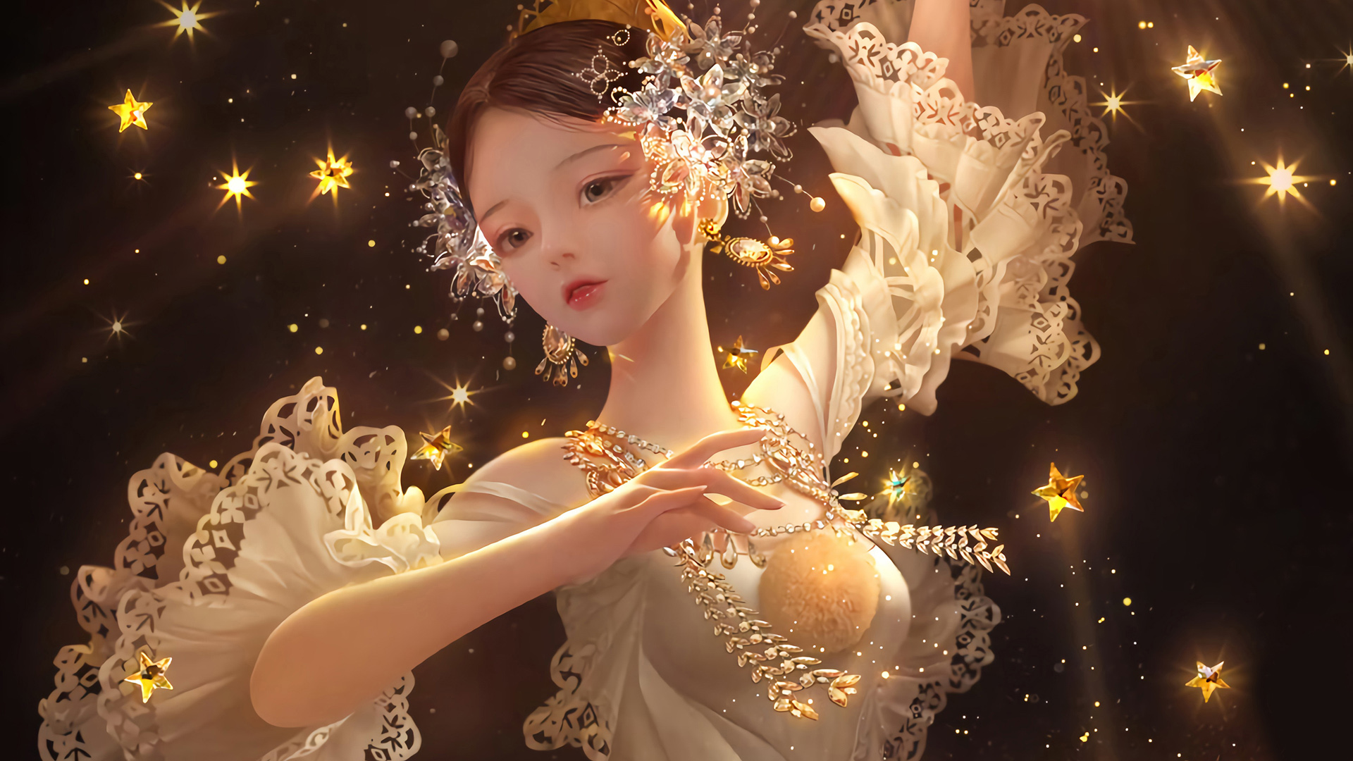 动漫,美女,云裳羽衣