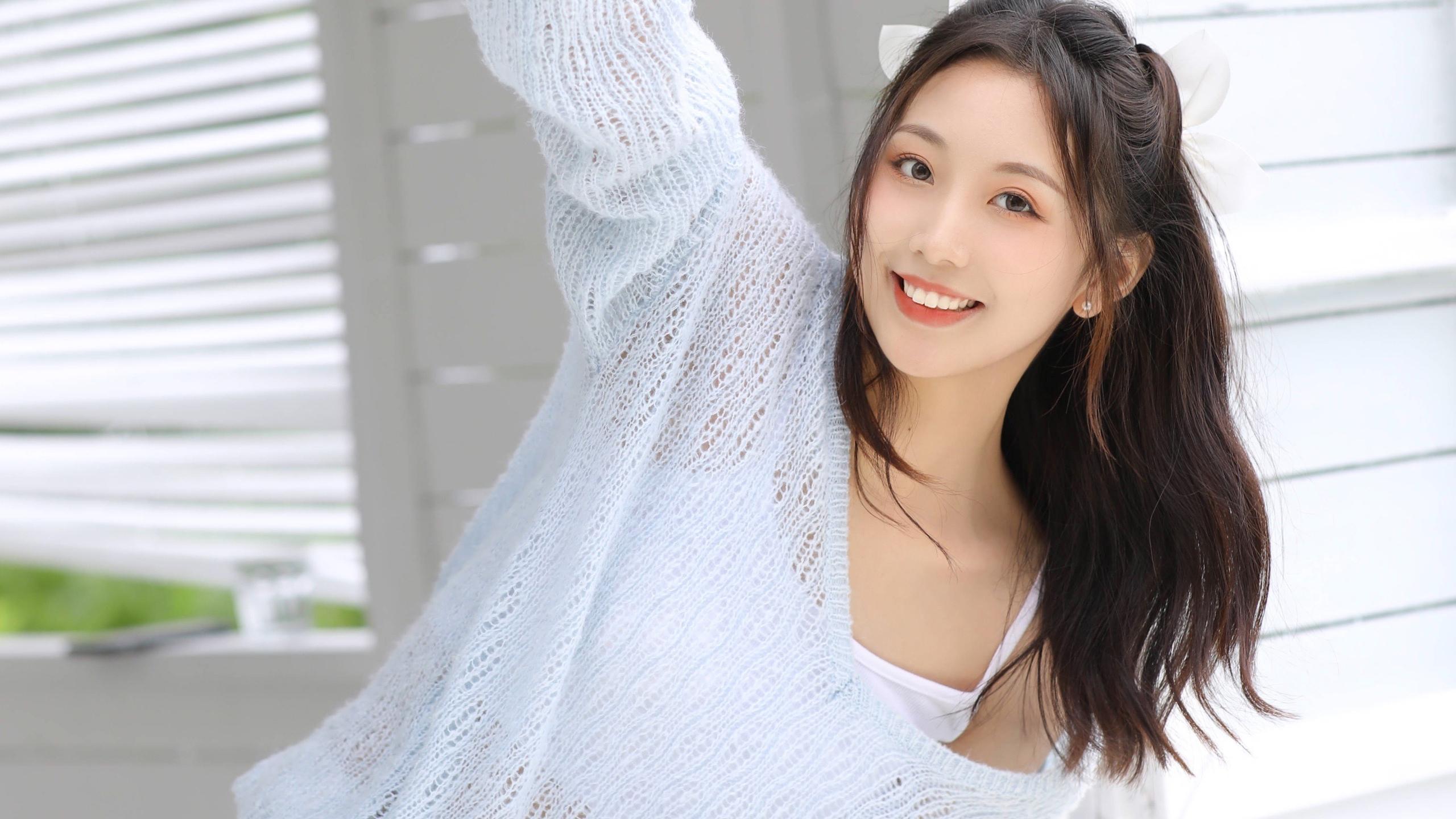 清纯,少女,天真,甜美,笑容