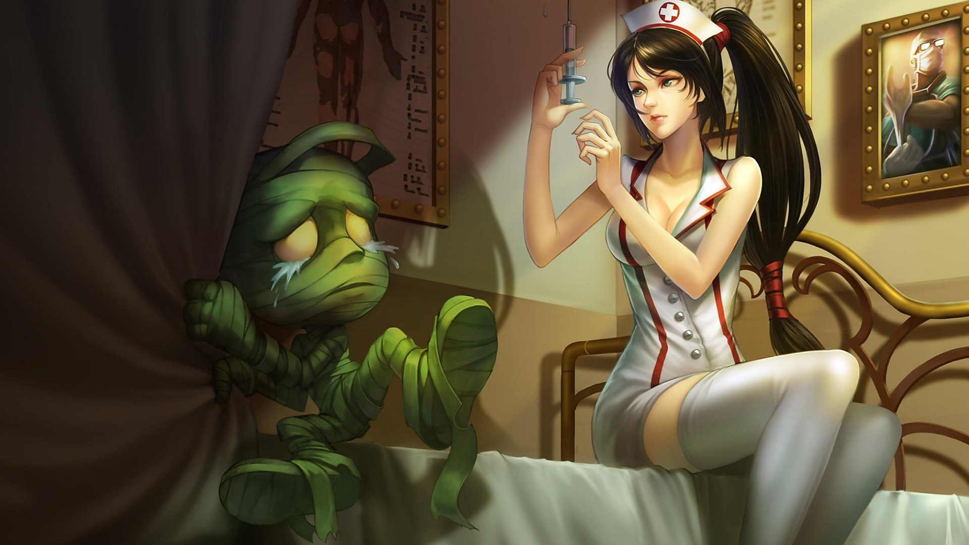 英雄联盟,LOL,僵尸,护士