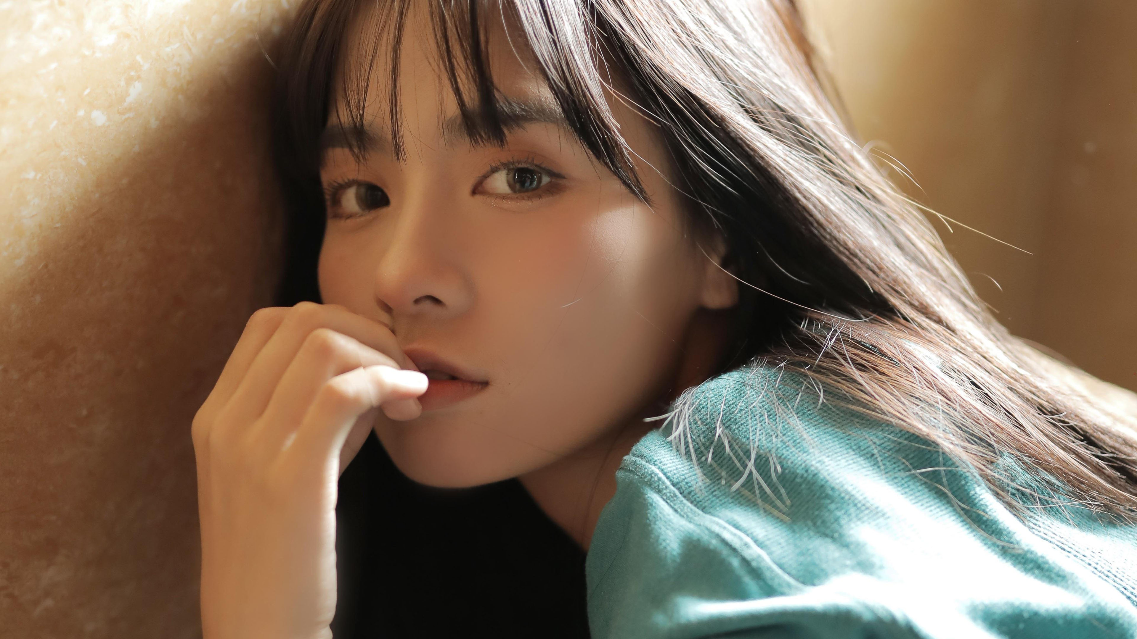 清纯,优雅,少女,气质,眼神