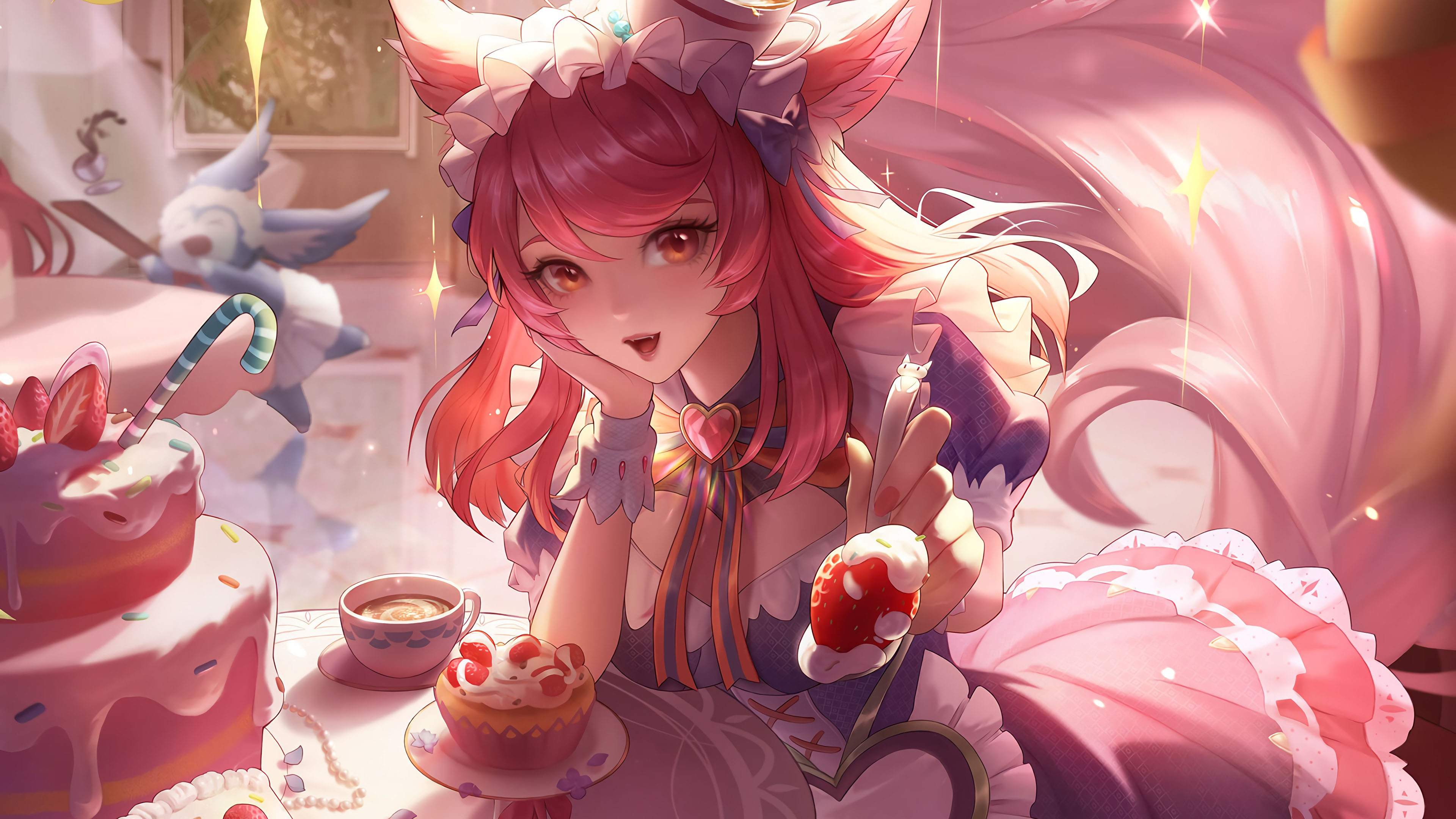 王者荣耀,妲己,女仆,咖啡