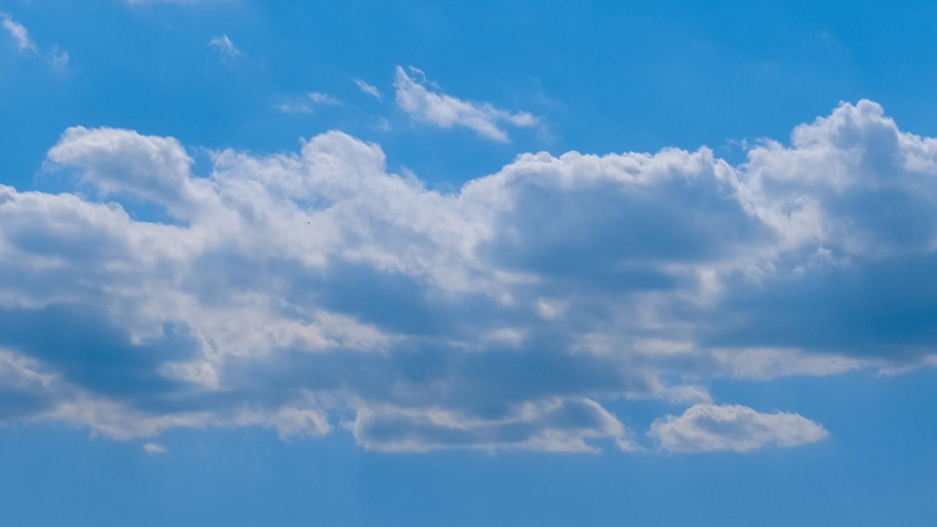 蓝天白云,天空,云朵