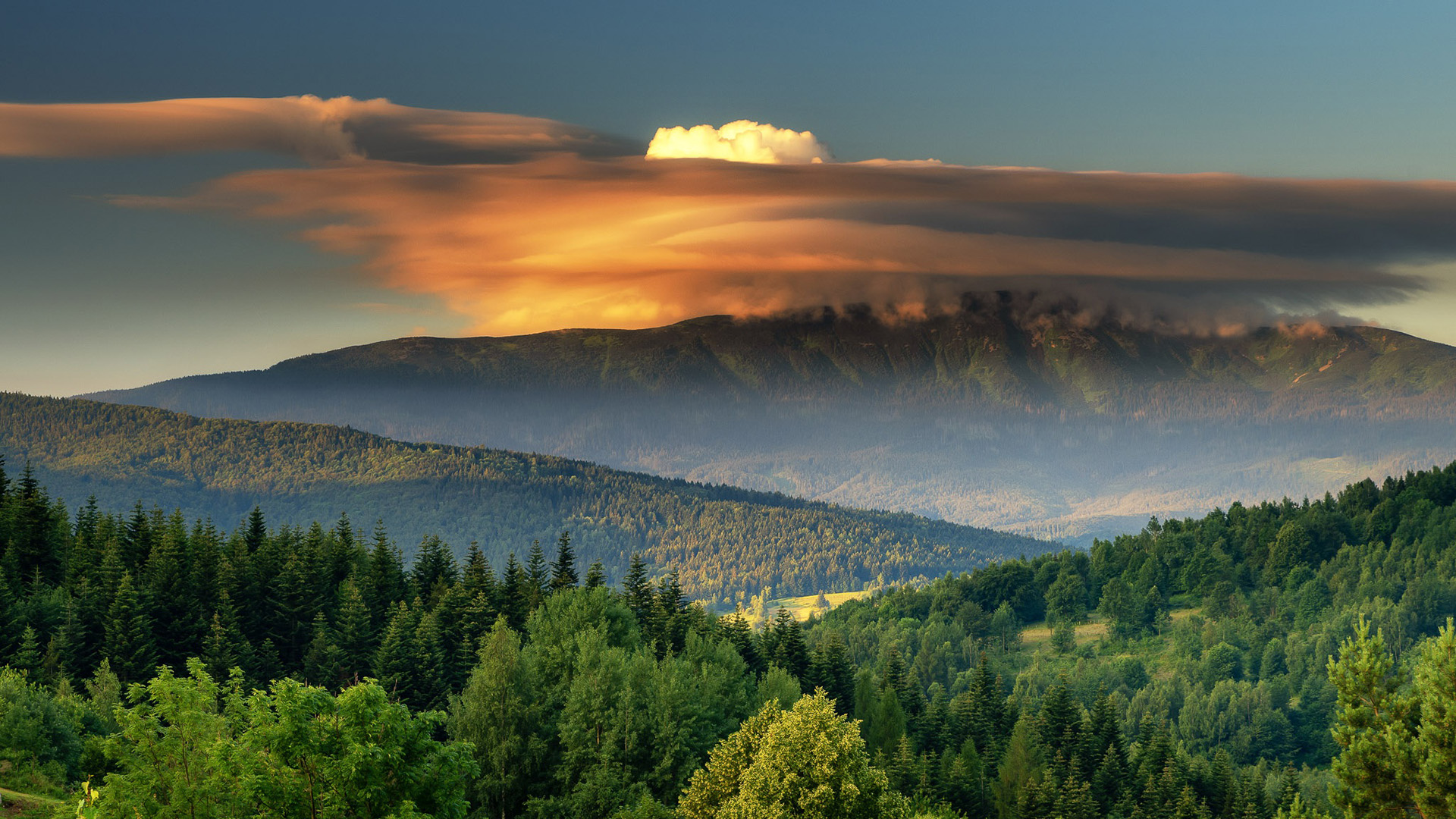 自然风光,火山喷发,天空,蘑菇云