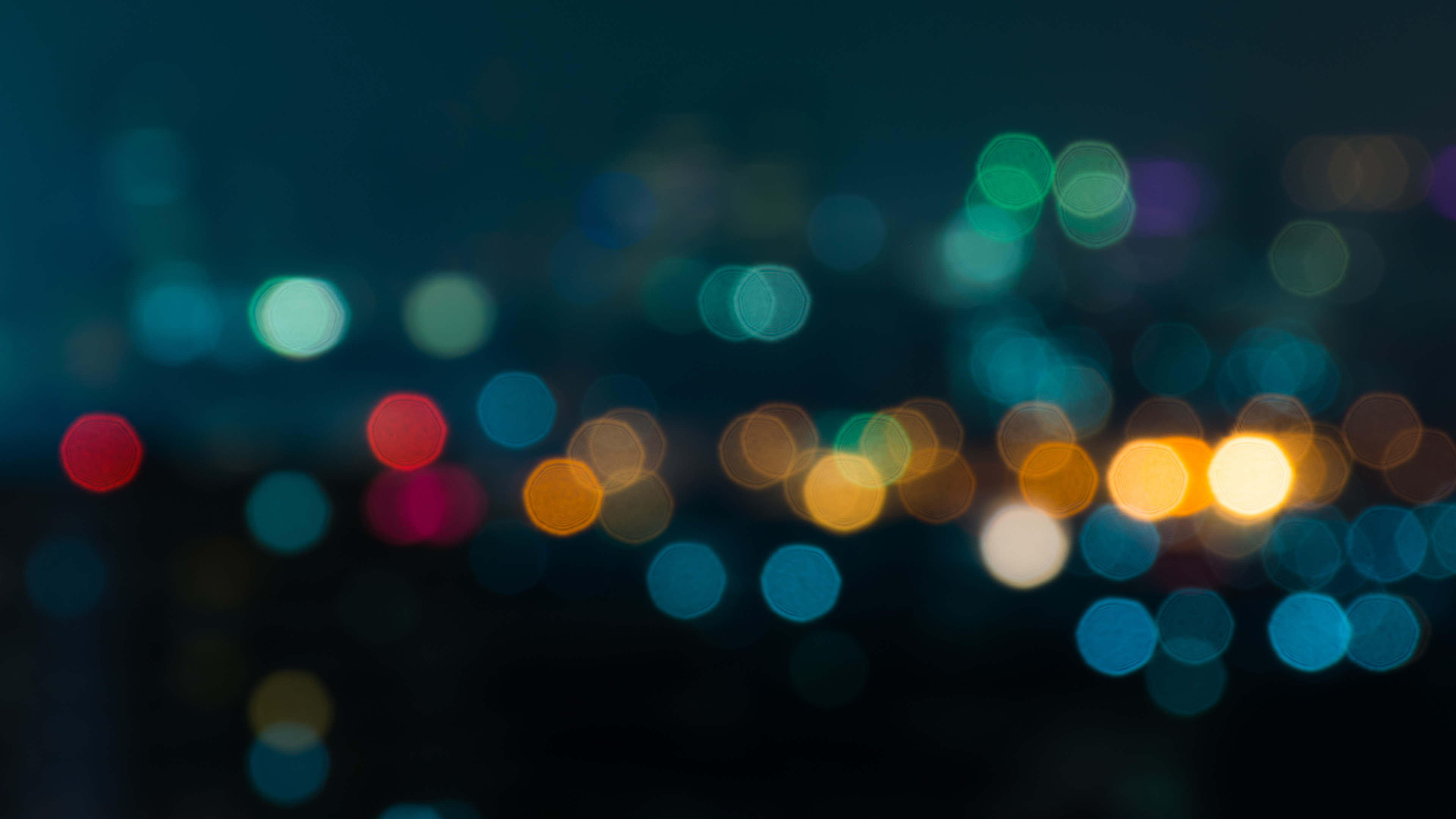 夜晚光影,霓虹,虚景