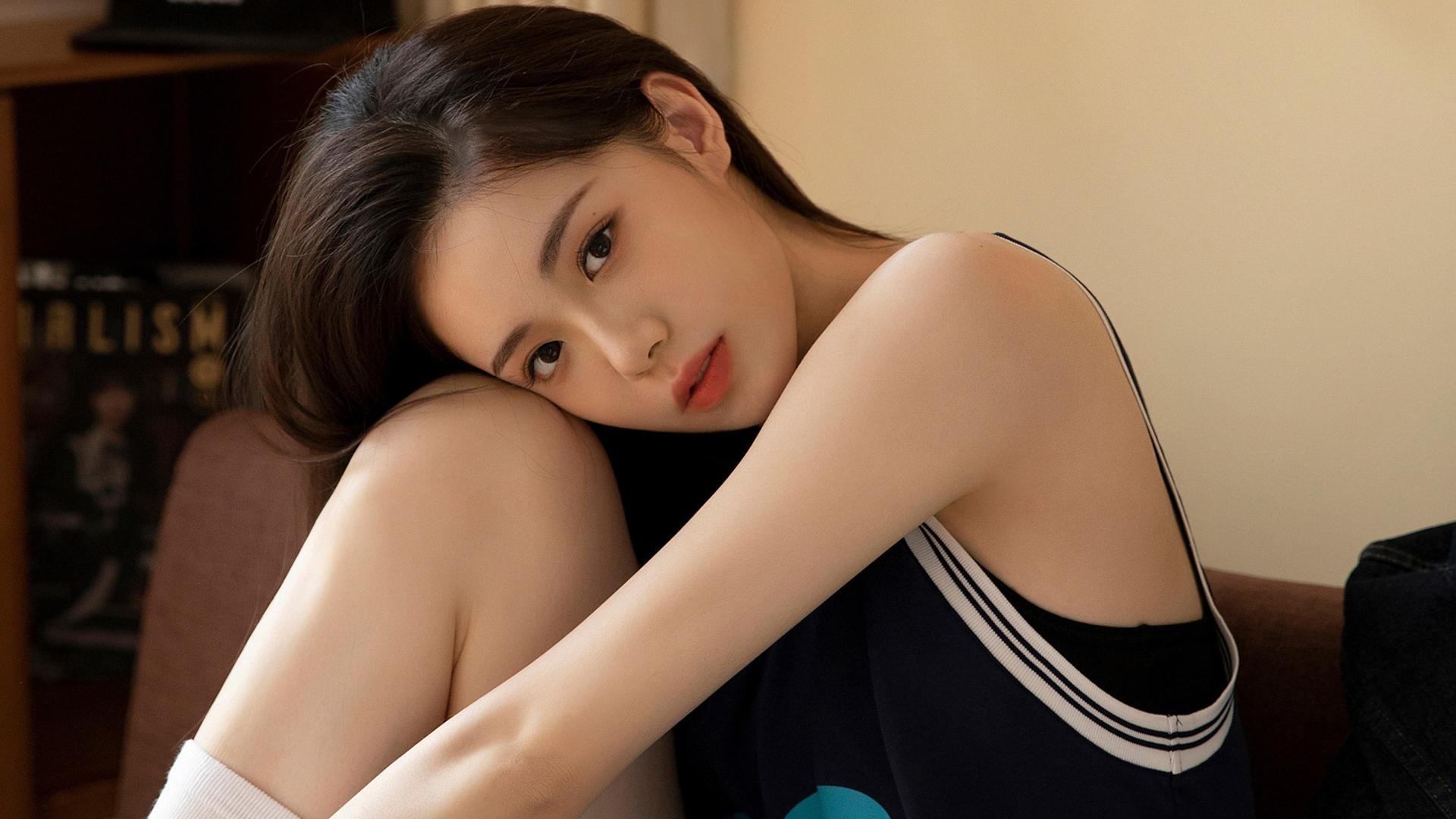 清纯,养眼,篮球,女孩