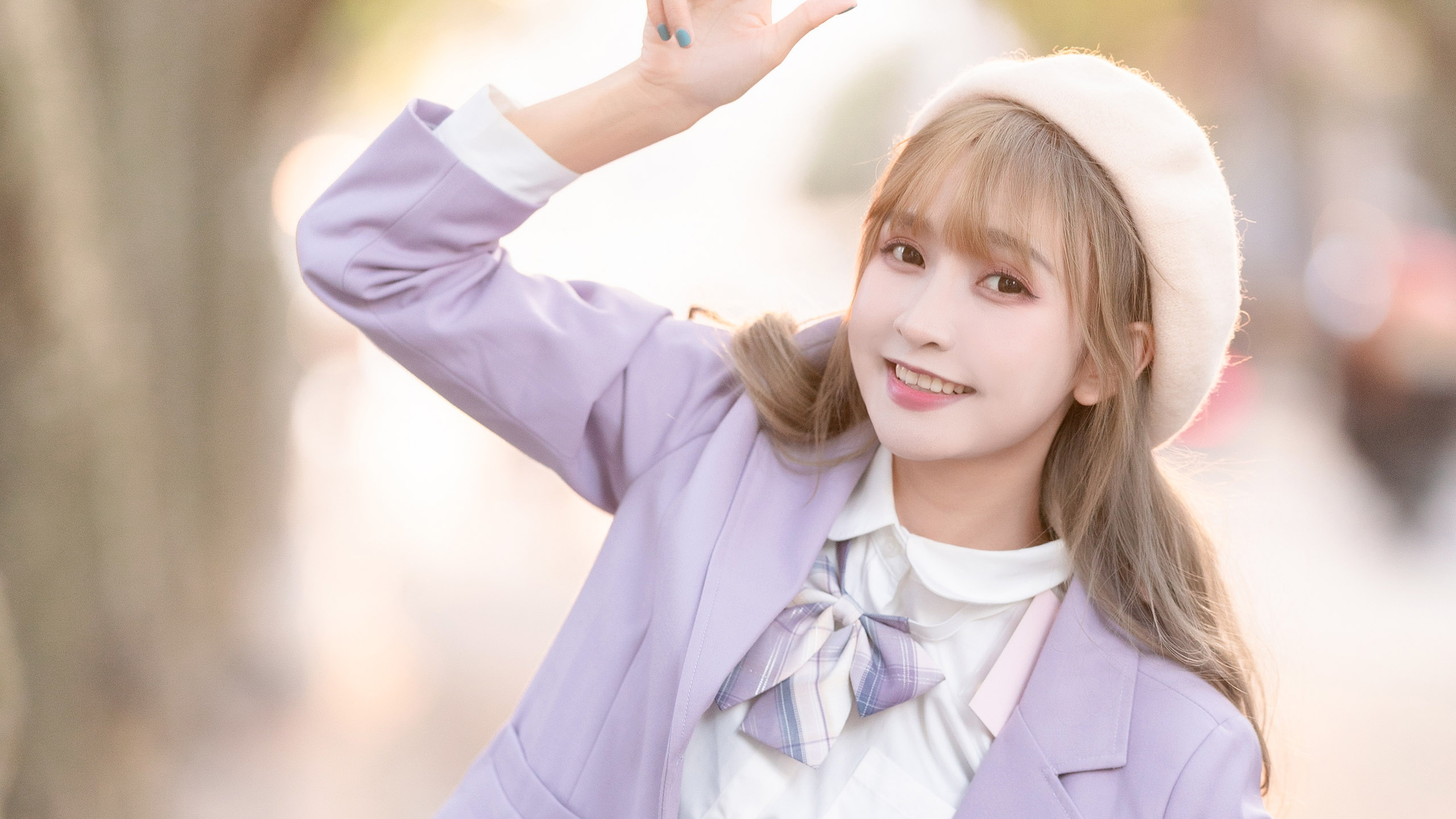 清纯,日系美女,帽子,制服