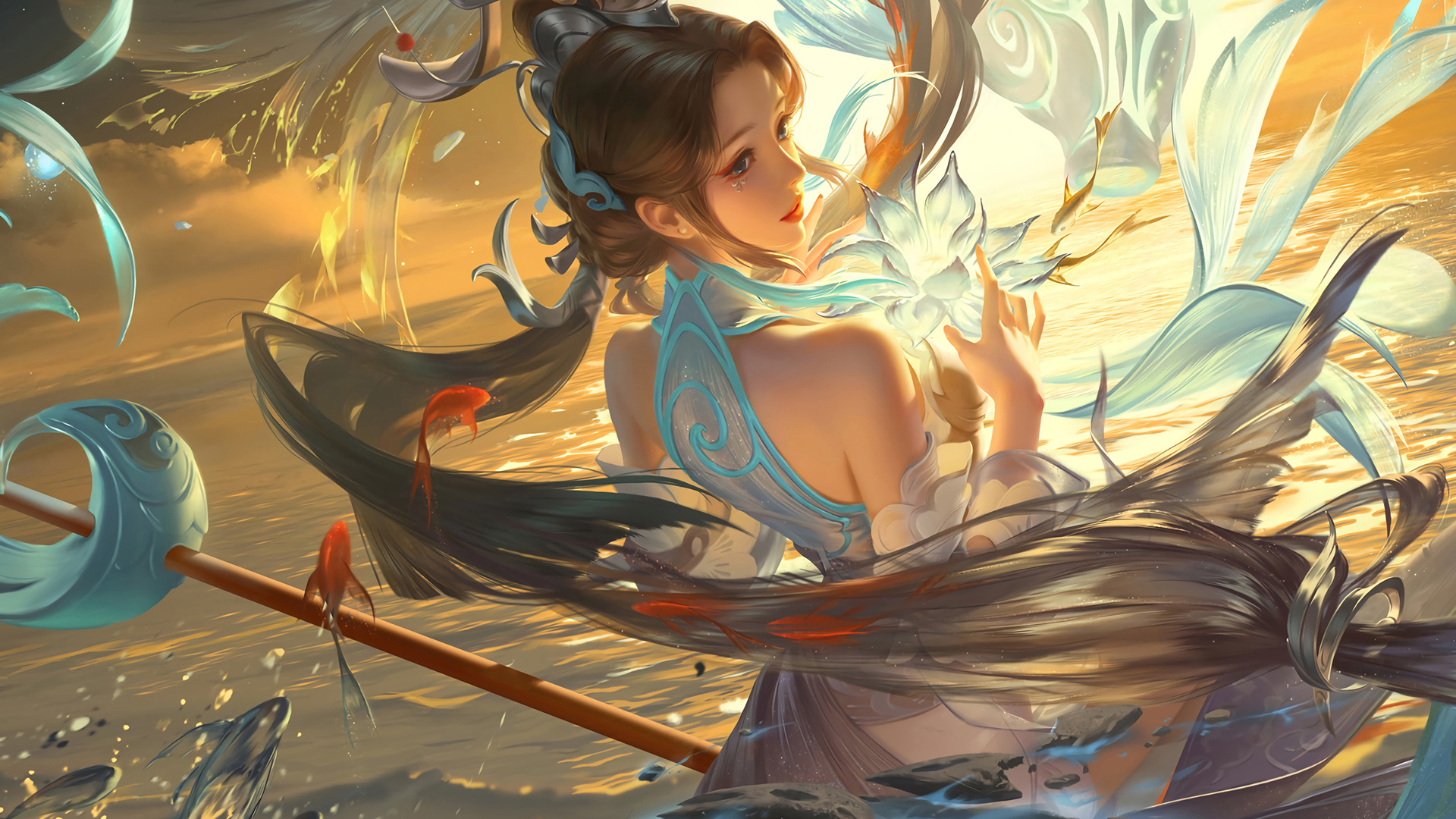 王者荣耀,大乔,白鹤梁神女