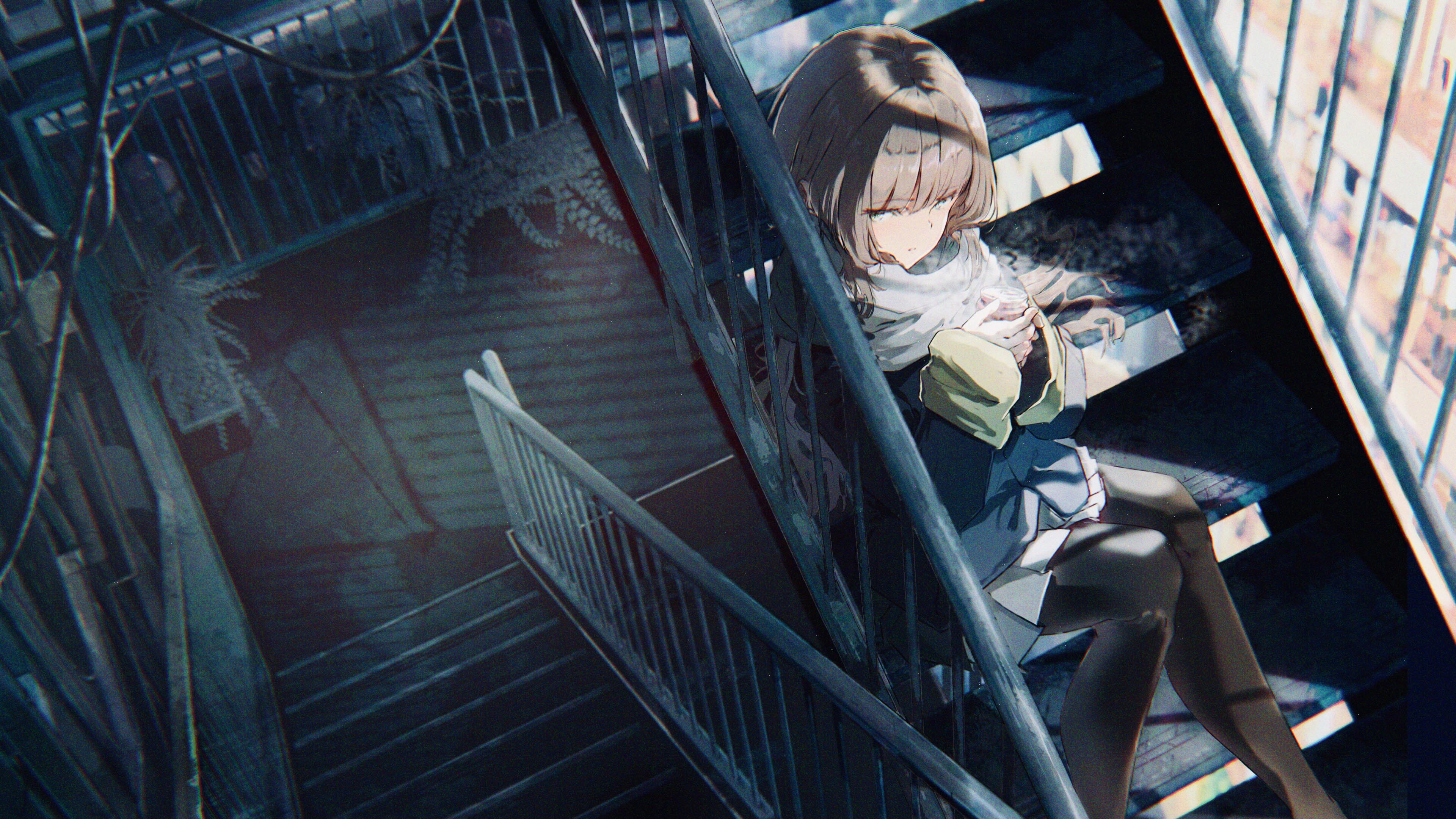 楼梯,午后阳光,台阶