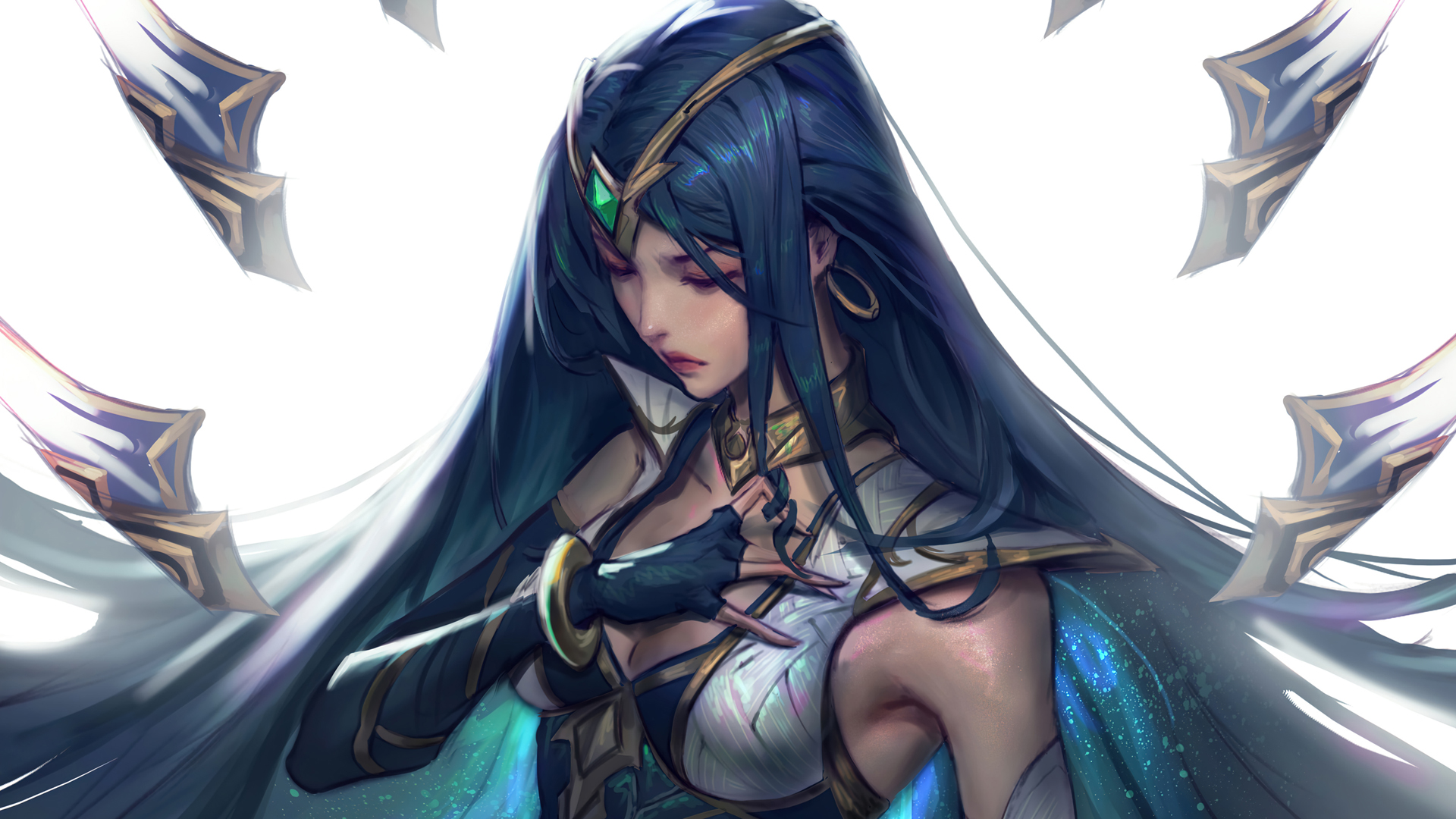 英雄联盟,刀锋舞者,光明哨兵,舞剑仙,同人,艾瑞莉娅