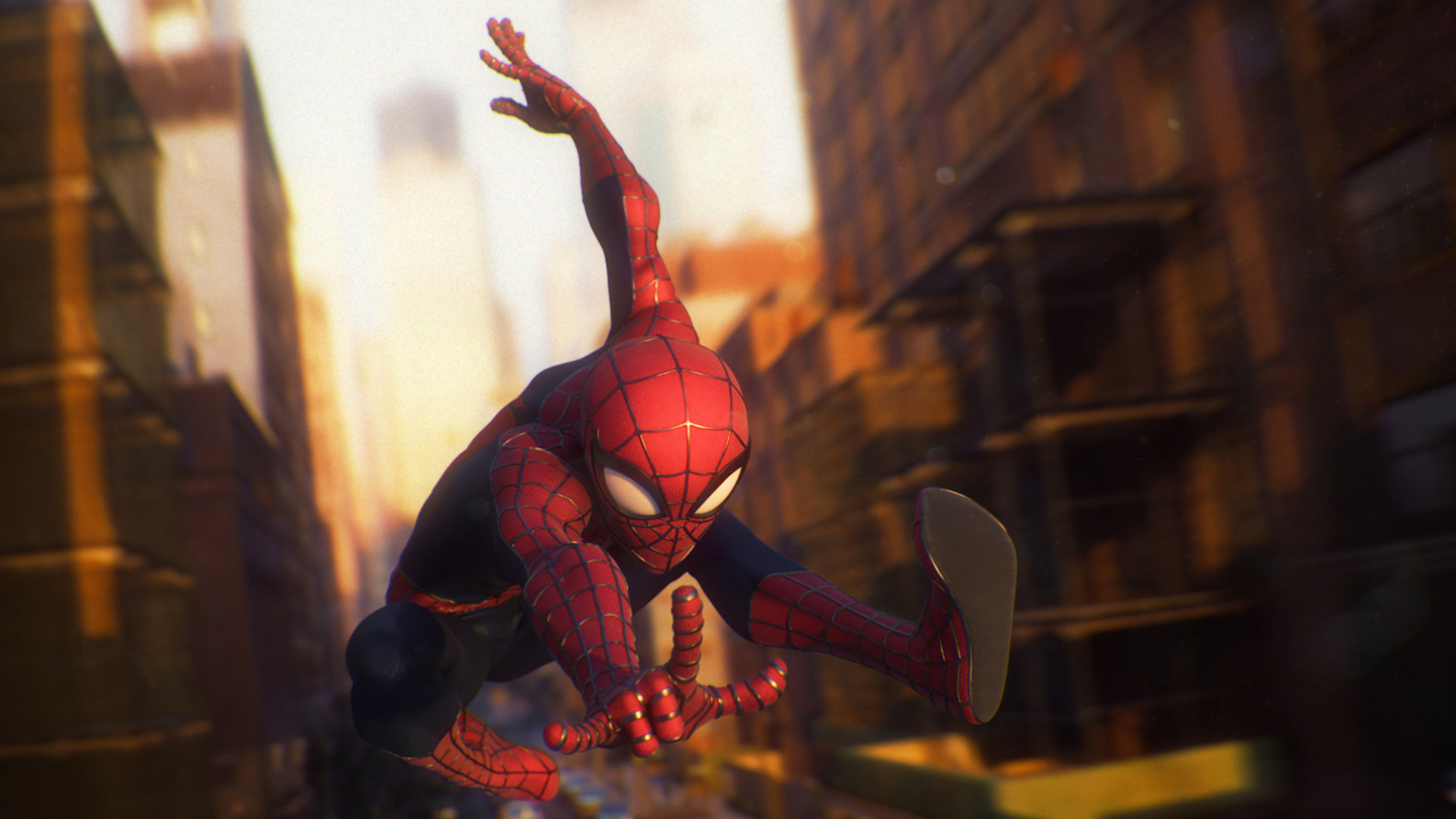 主机游戏,蜘蛛侠,城市飞行