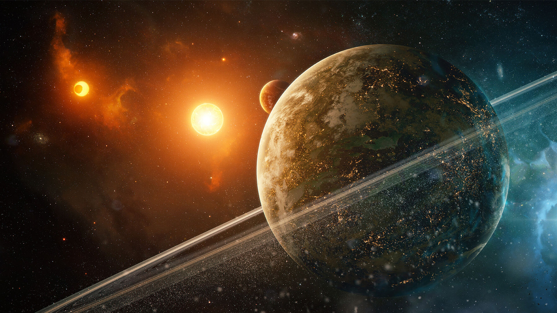 主机游戏,太空,卫星,太阳