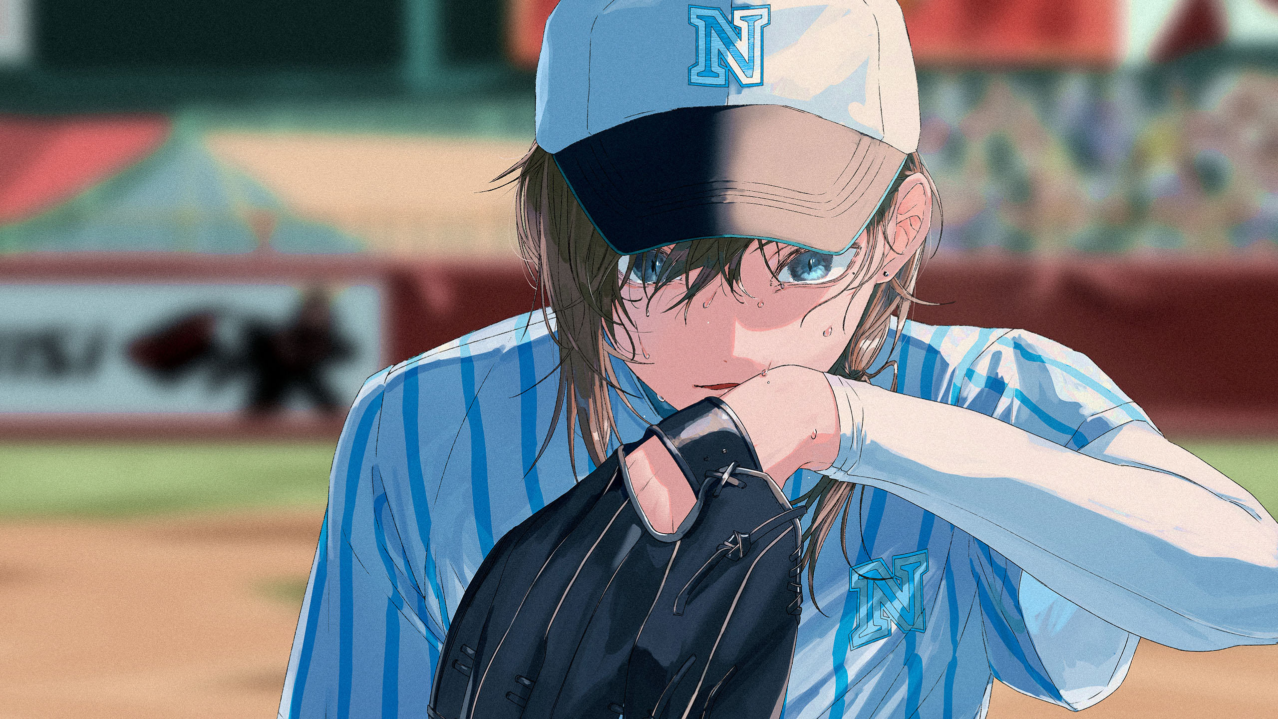 卡通人物,棒球,街球手