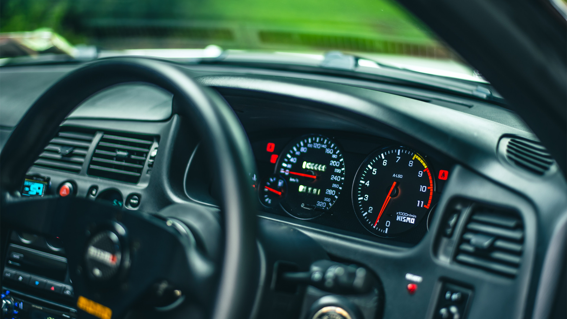 跑车内饰,方向盘,炫酷