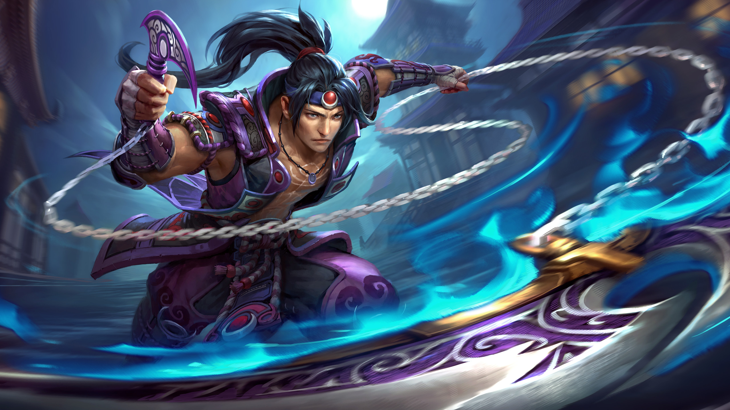 主机游戏,神之浩劫,锁链,飞刀