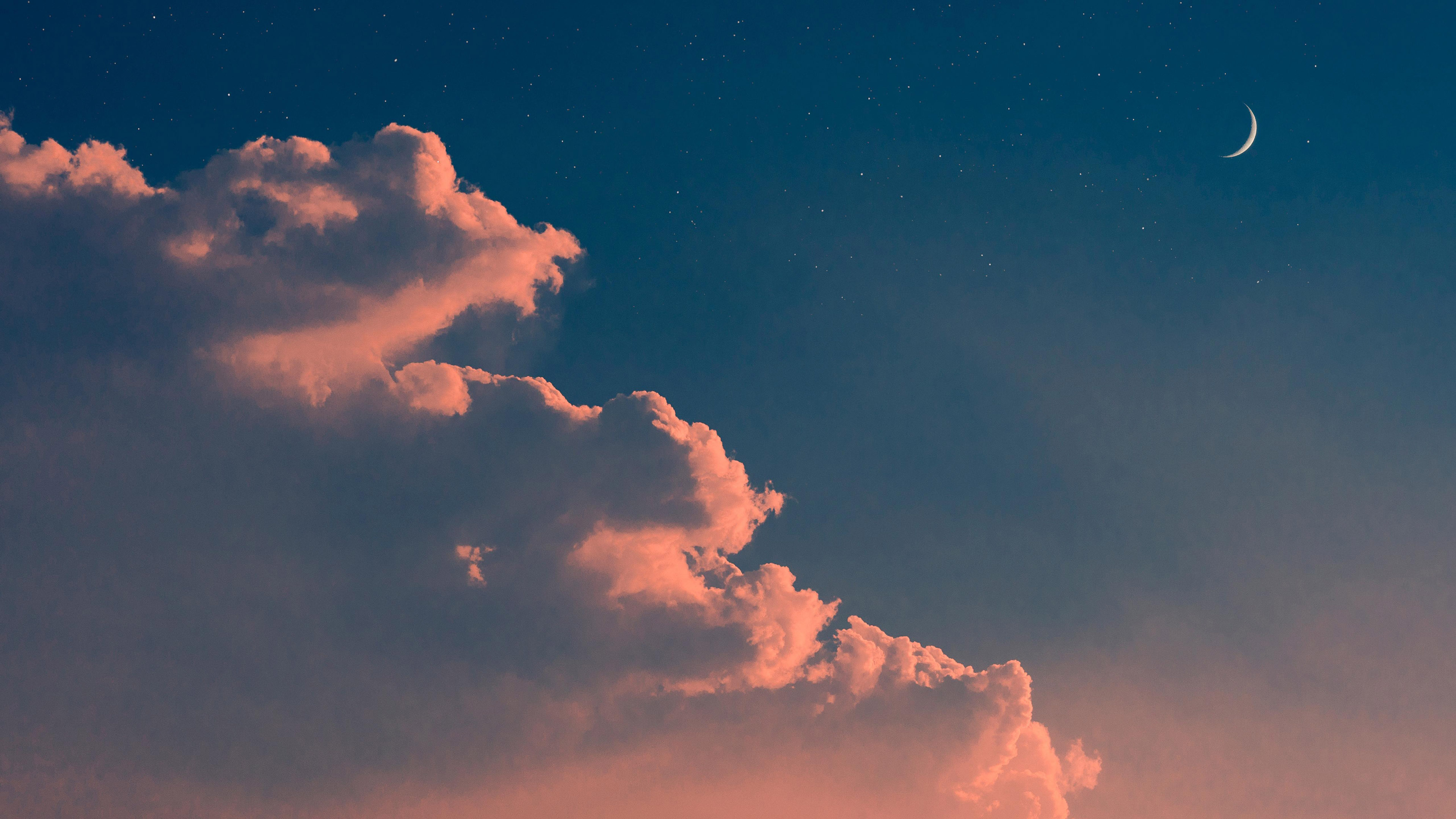 落日余晖,傍晚,绝美,天空,云彩