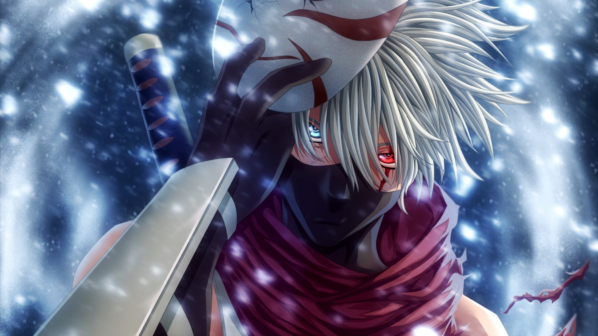 火影忍者,面具,卡卡西,写轮眼