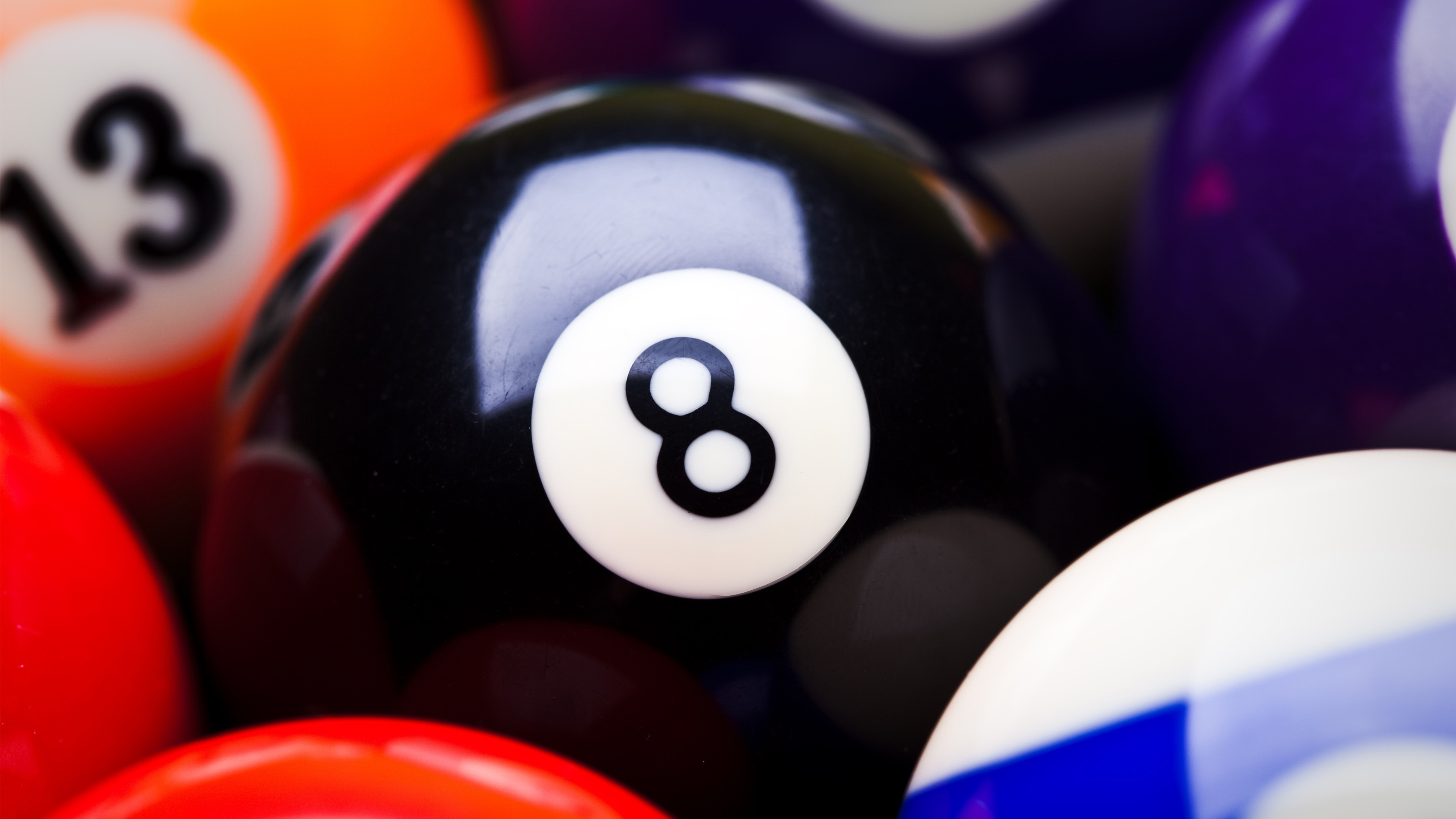 静物写真,台球,黑8