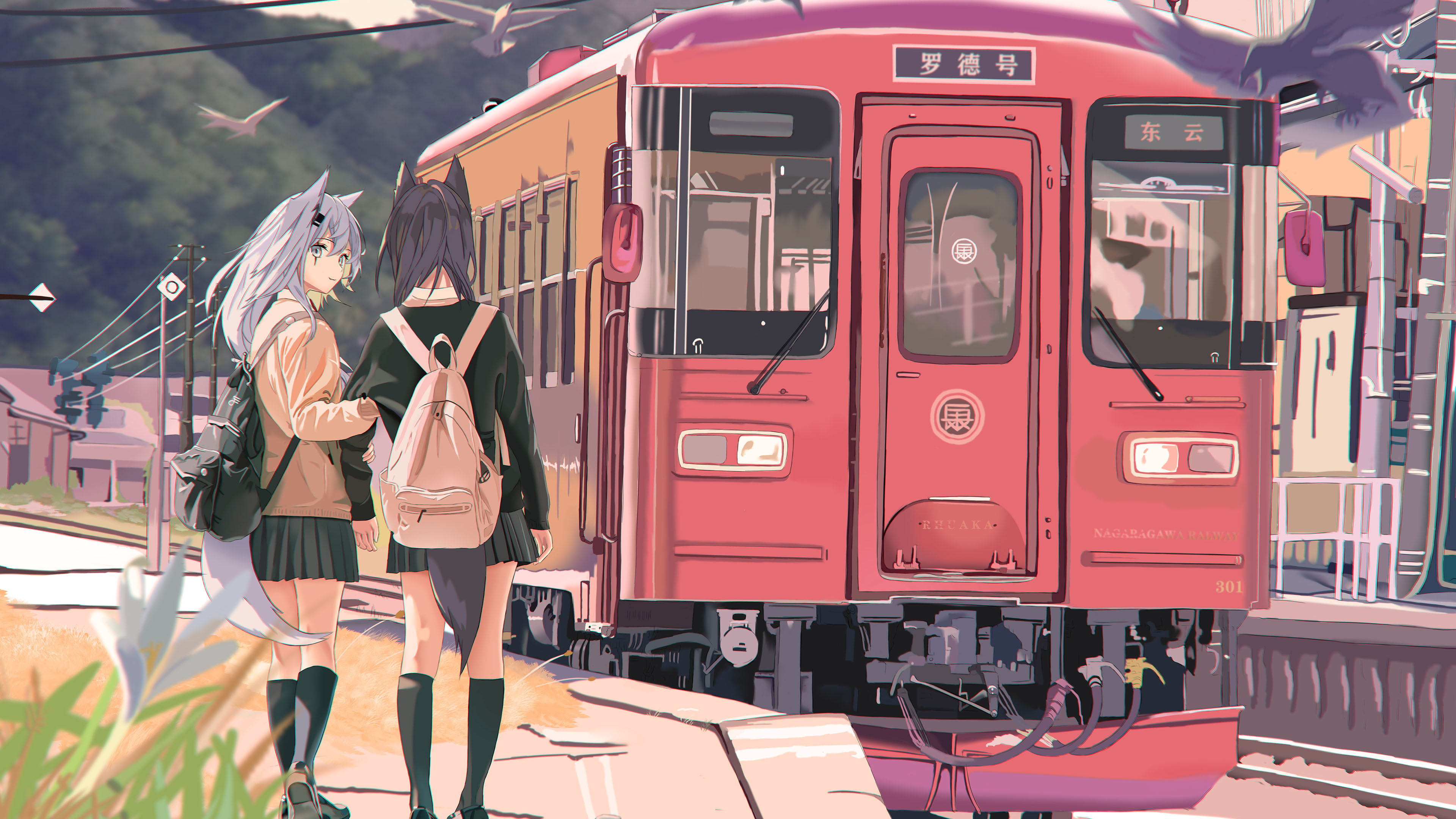 火车,月台,车站