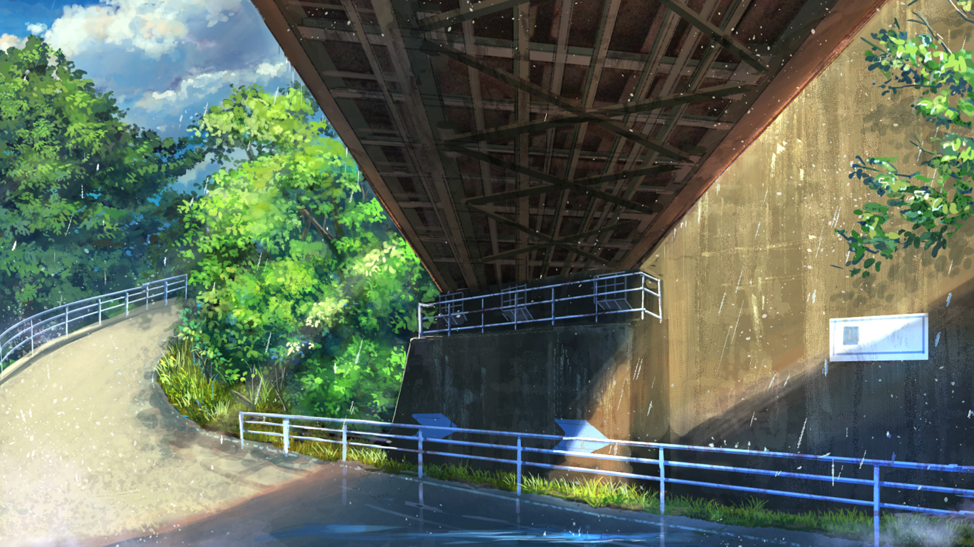 桥墩,公路,郊外