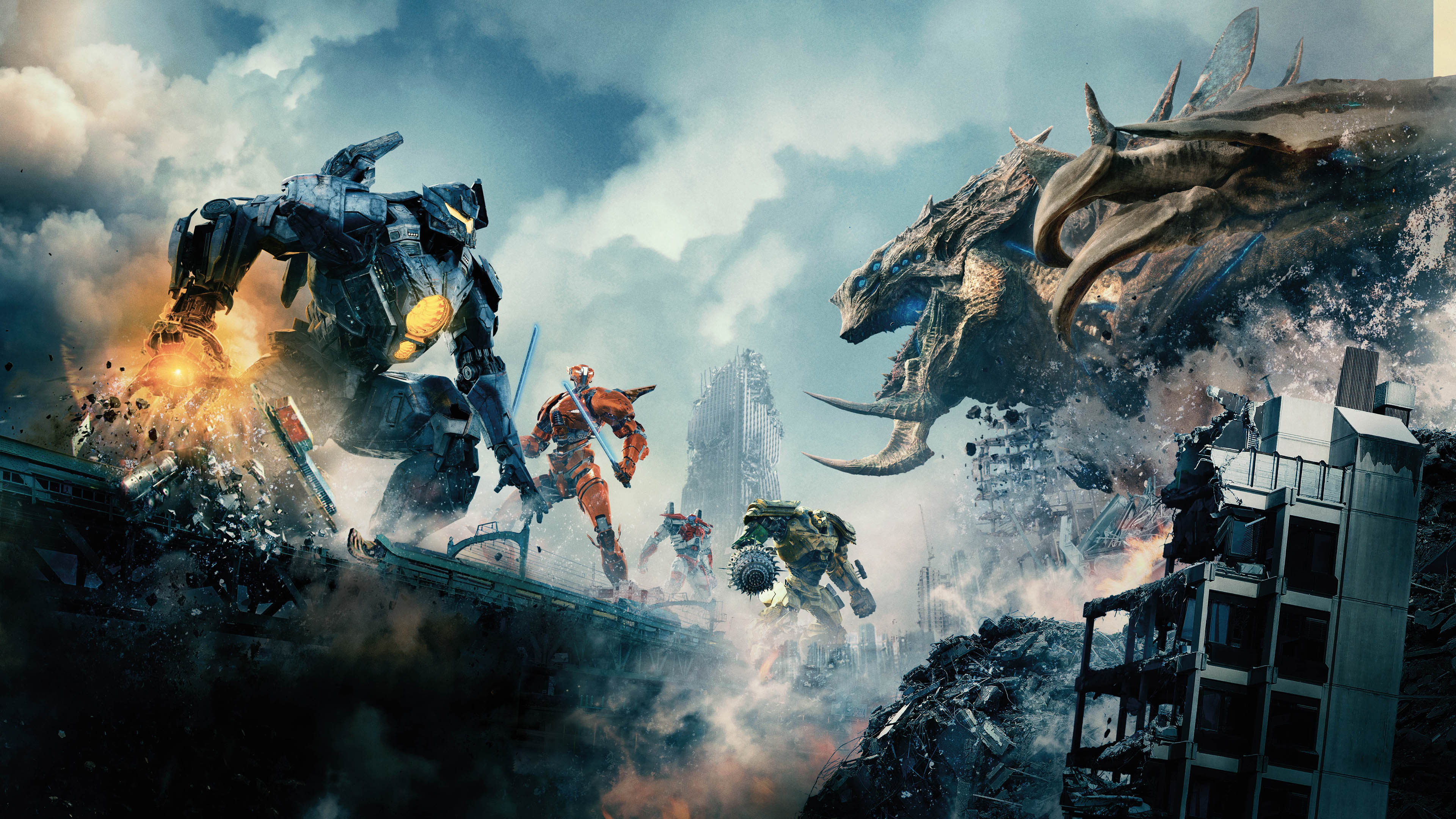 环太平洋,机械战士,怪兽,灾难