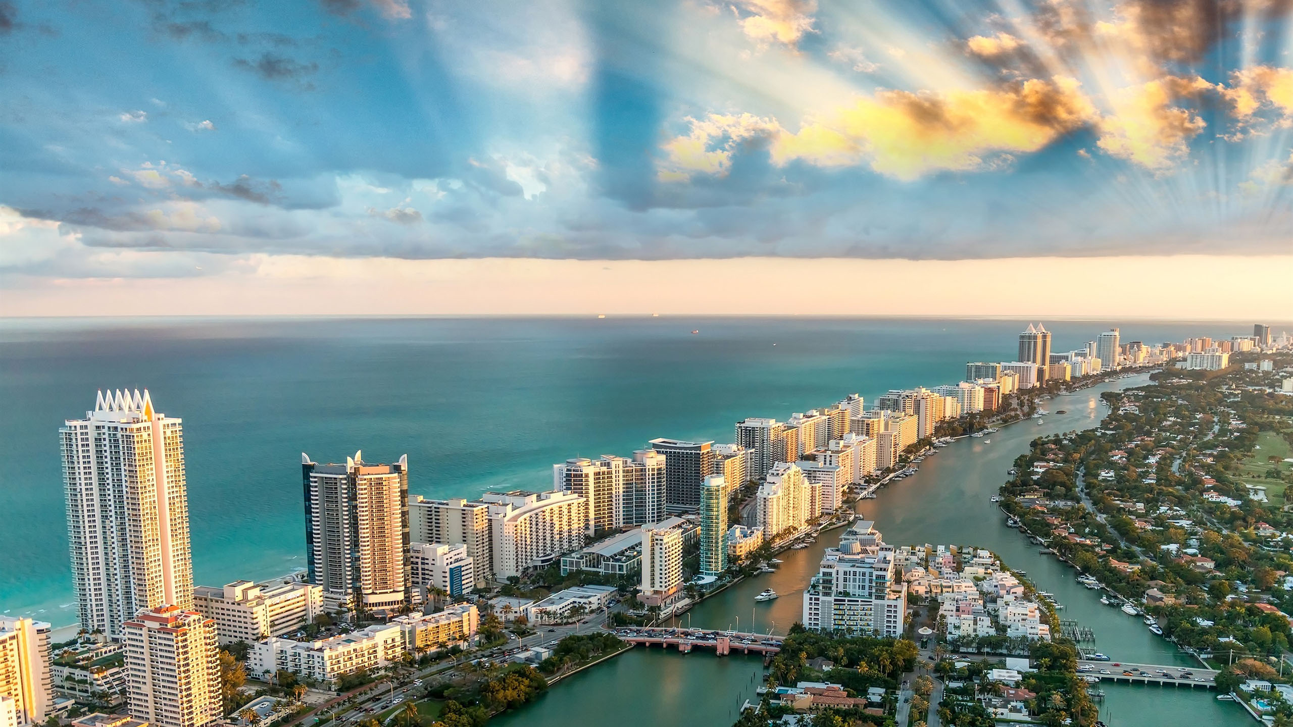 海洋天堂,迈阿密,佛罗里达,海滨城市