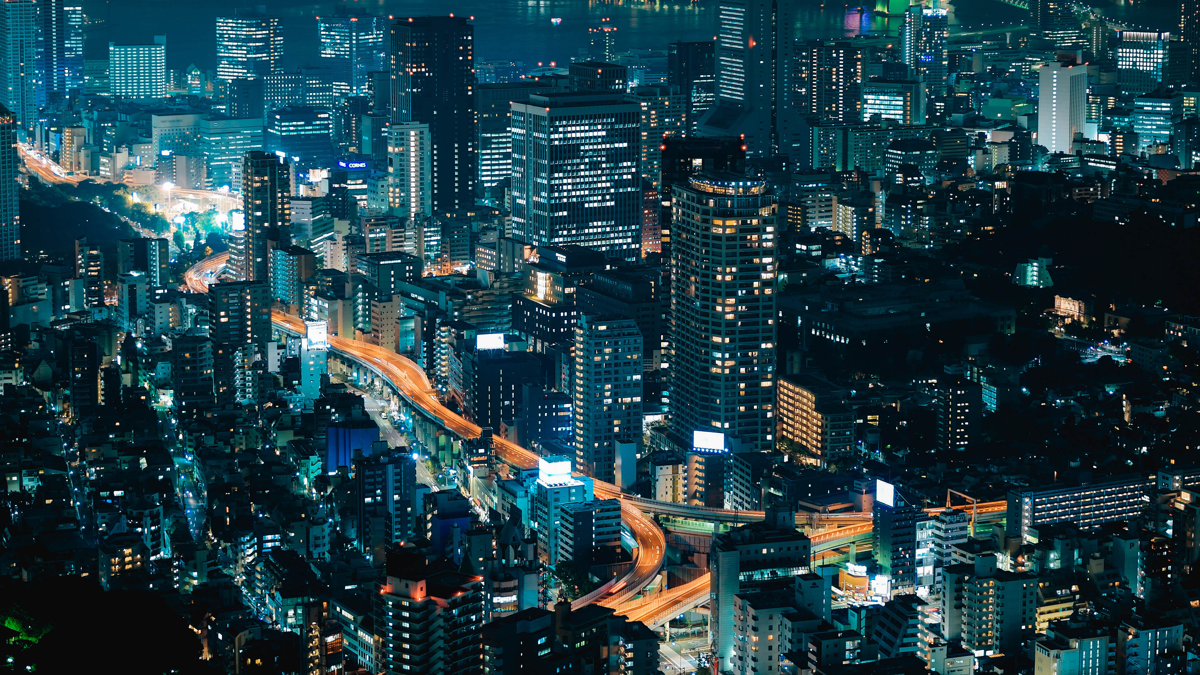 城市夜景,延时摄影,都市