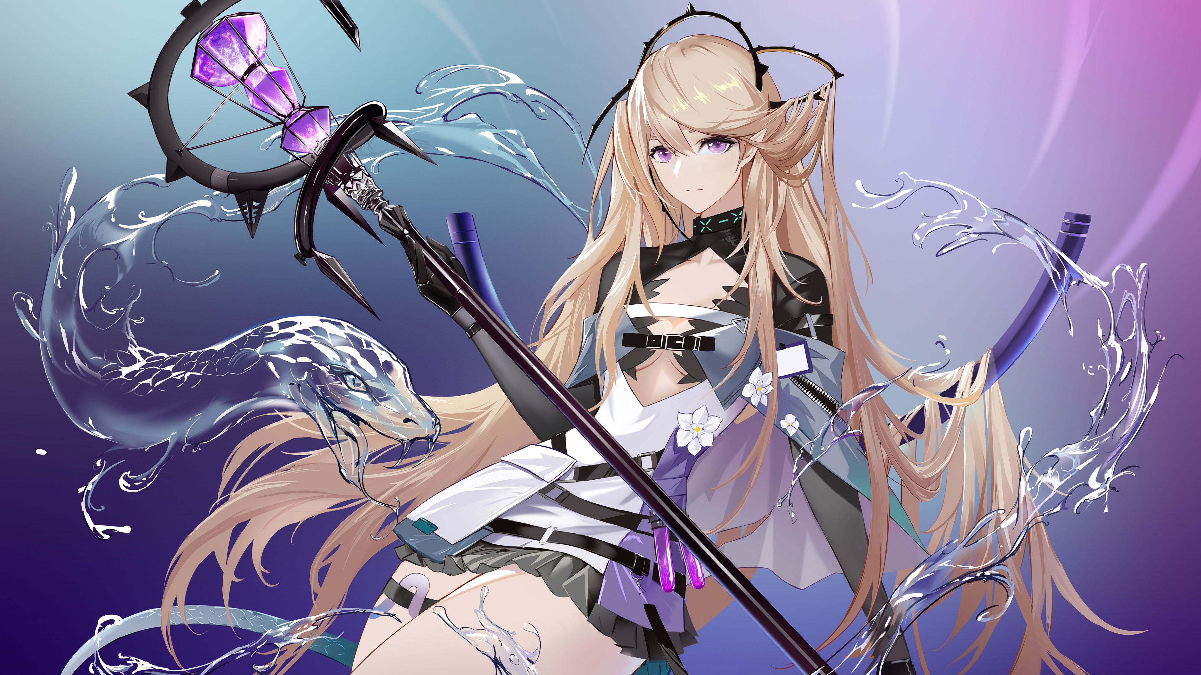 魔法杖,水魔法,蛇