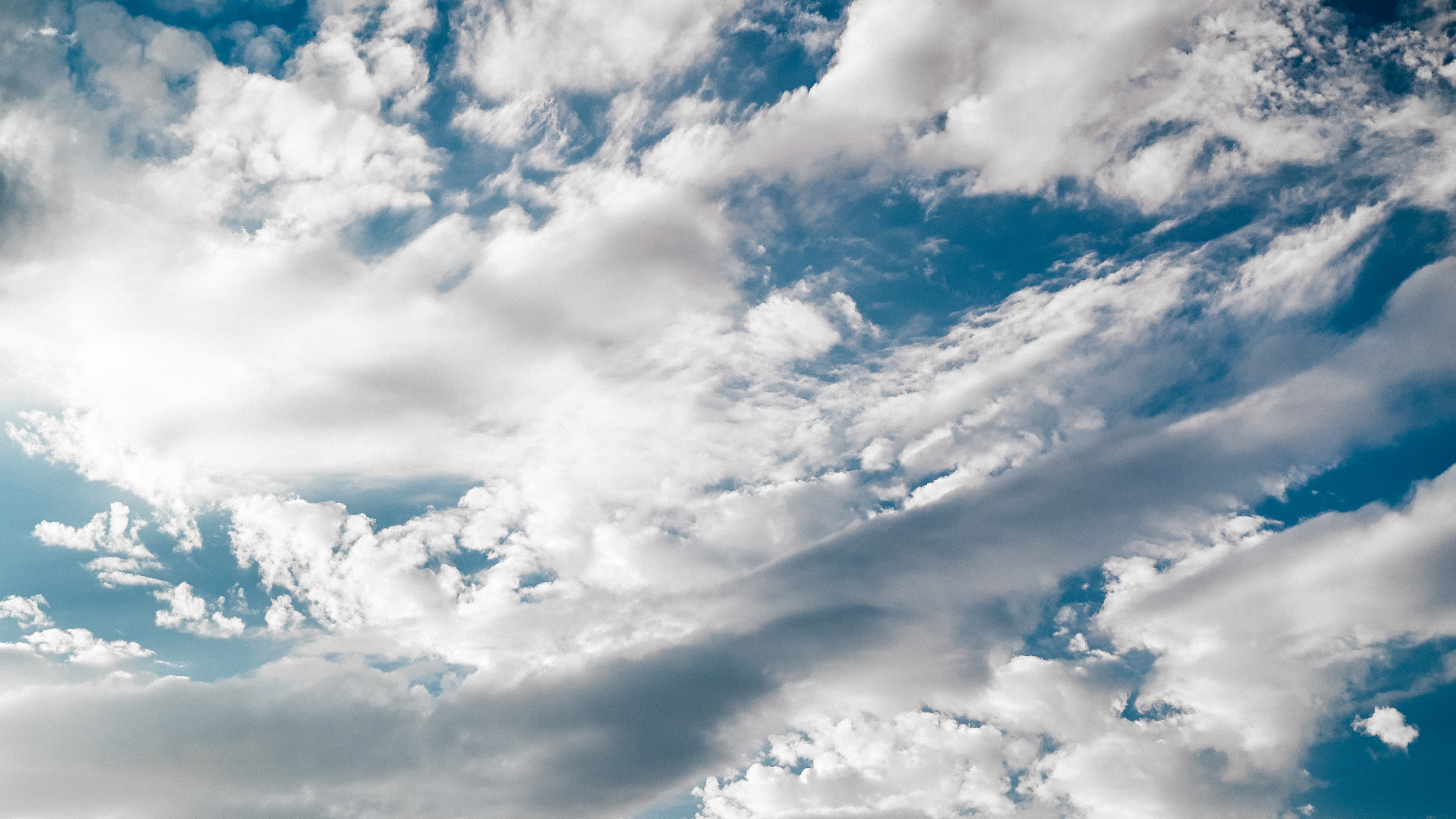 蓝天白云,云朵,仰望天空