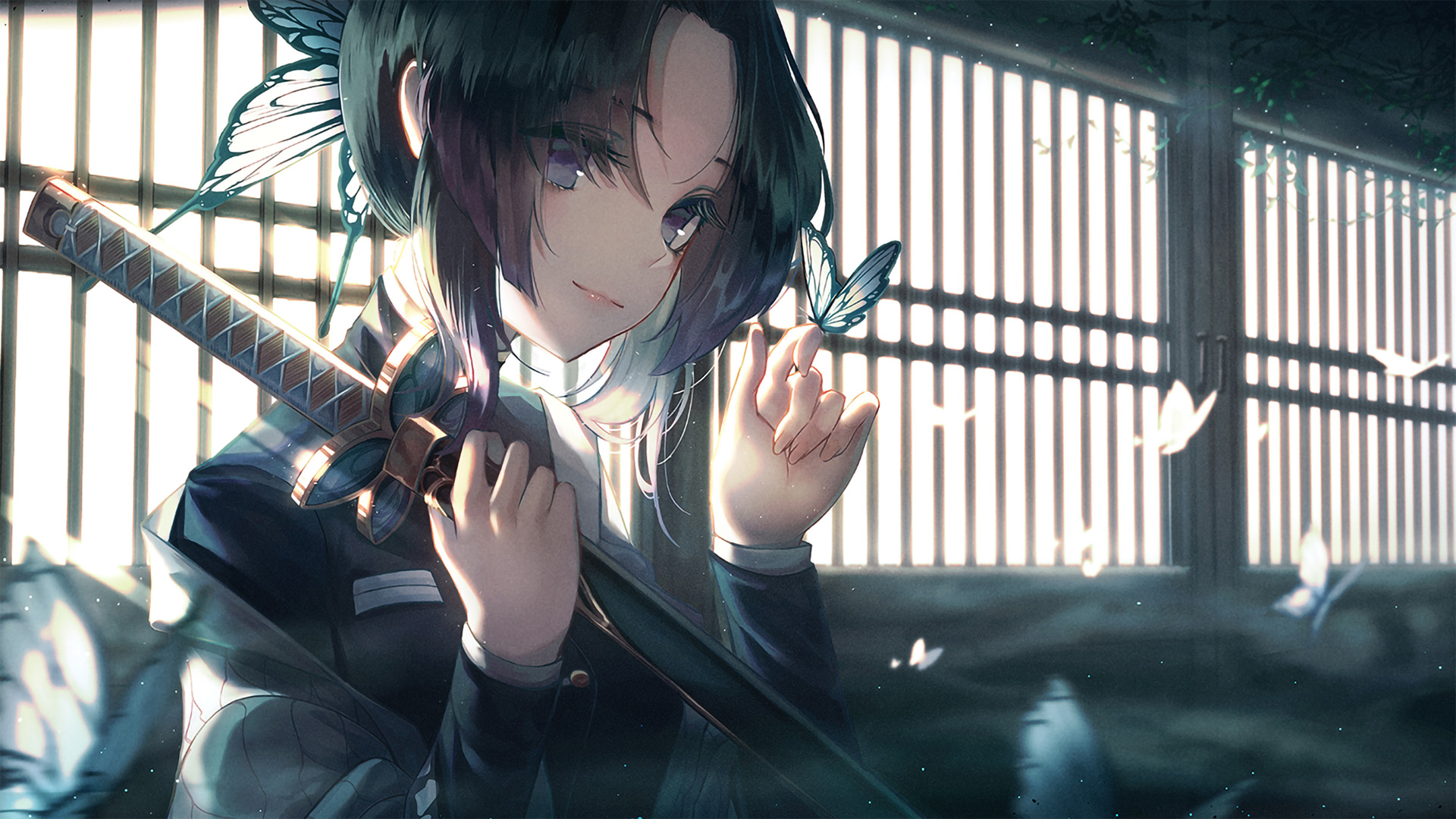 鬼灭之刃,蝴蝶忍,虫柱