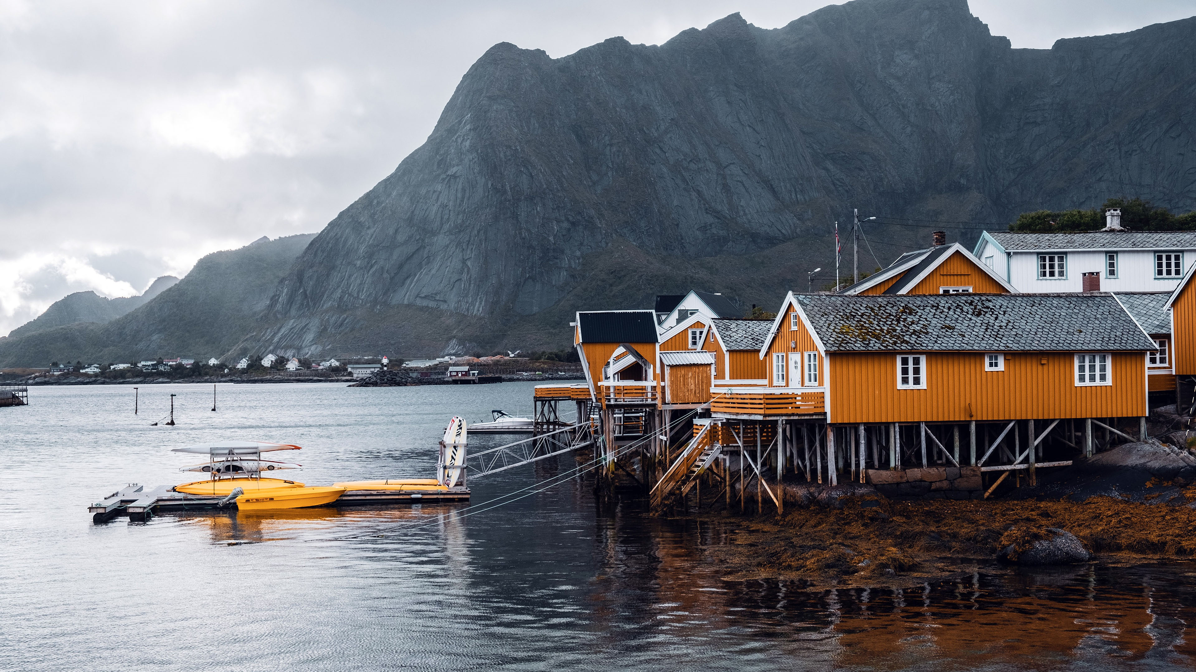 海滨小镇,船坞,渔场